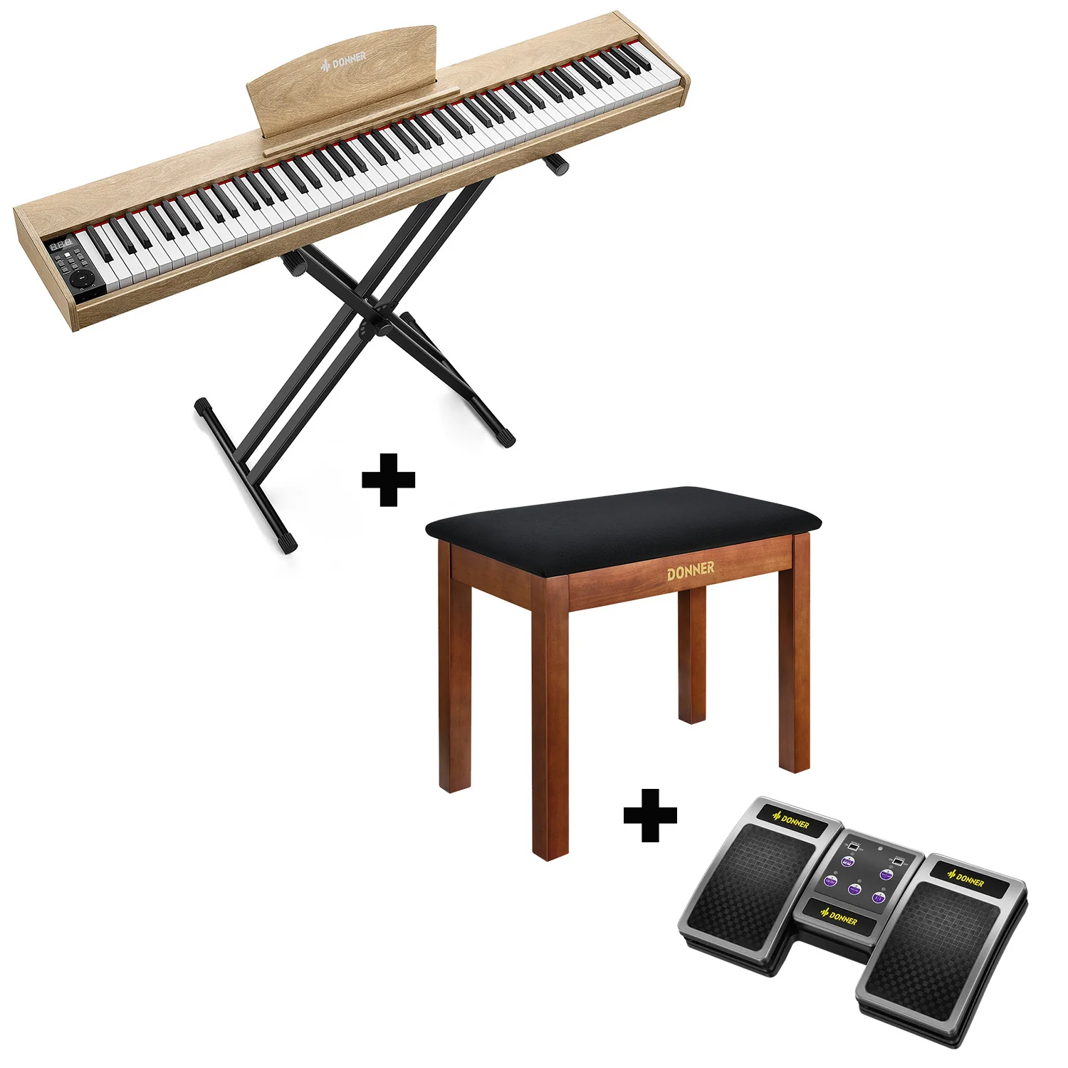 Donner DEP-1S Pianoforte digitale in  semi-pesato - Image 28