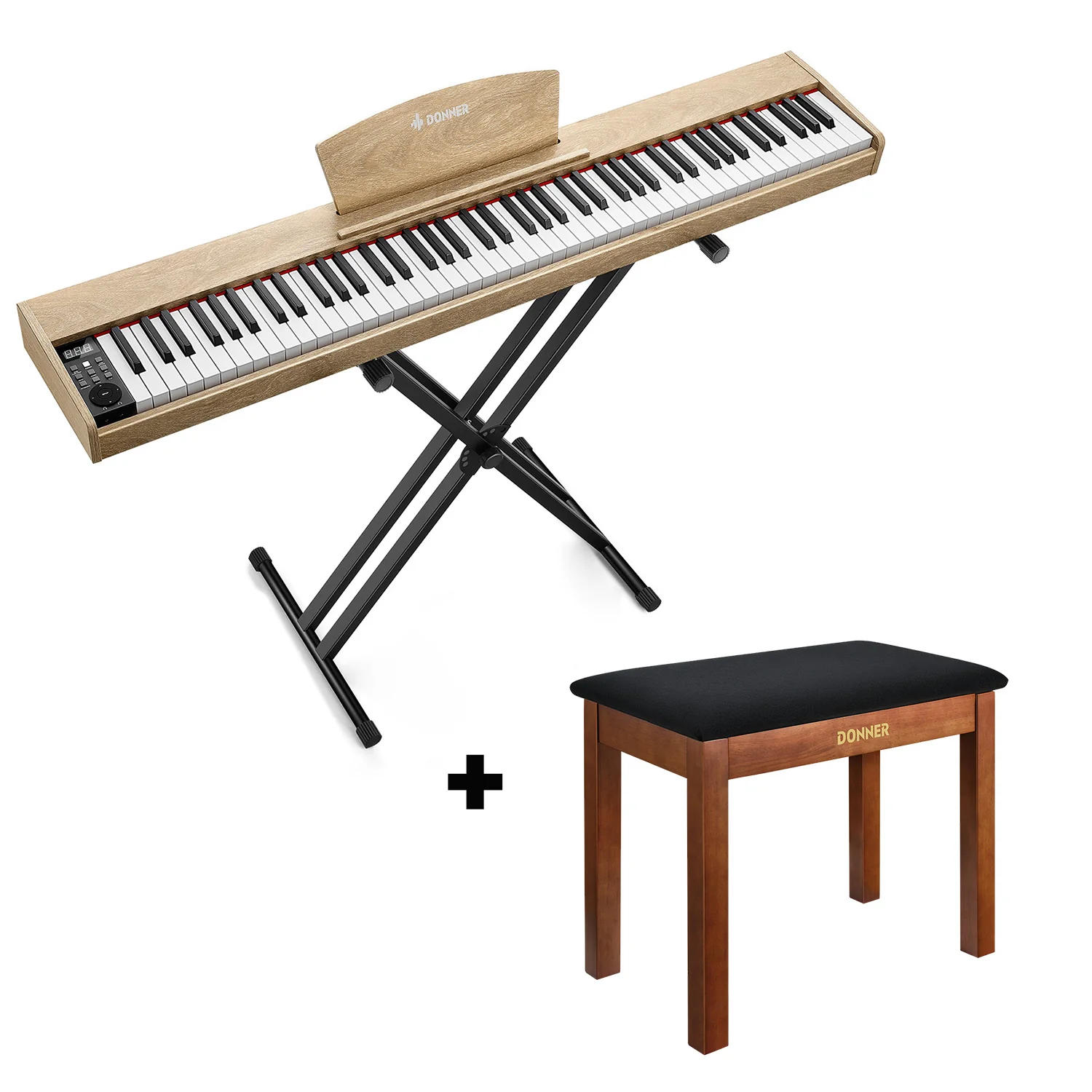 Donner DEP-1S Pianoforte digitale in  semi-pesato - Image 30