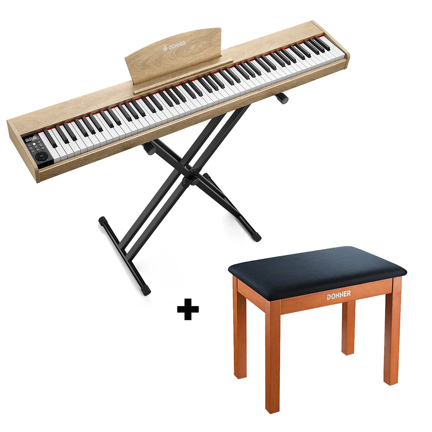 Donner DEP-1S Pianoforte digitale in  semi-pesato - Image 31