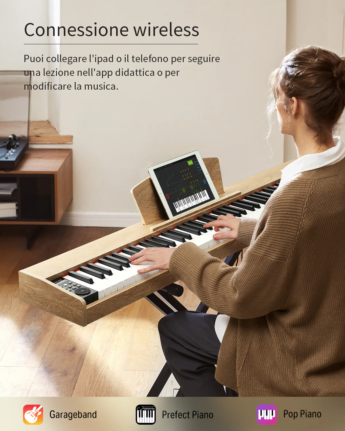 Donner DEP-1S Pianoforte digitale in  semi-pesato - Image 38