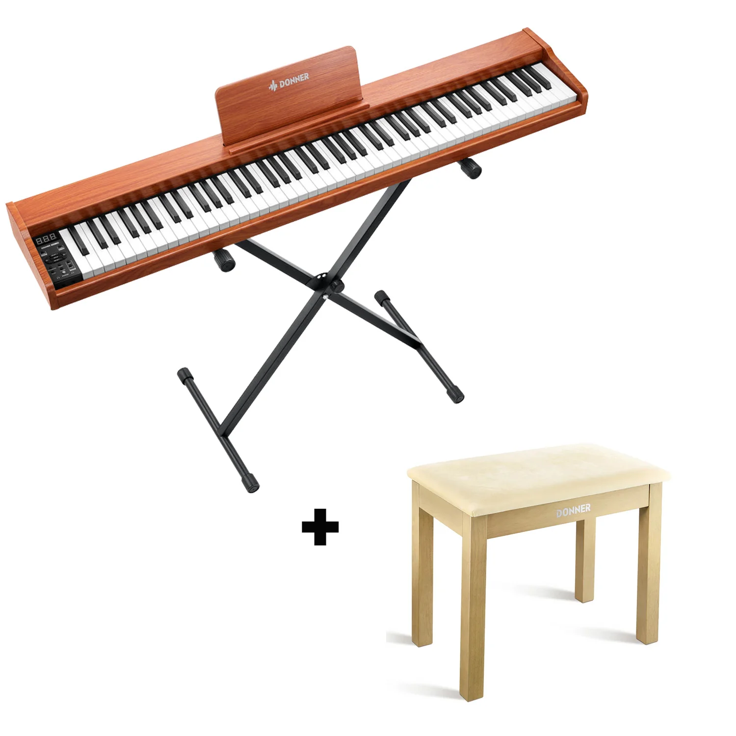 Donner DEP-1S Pianoforte digitale in  semi-pesato - Image 5