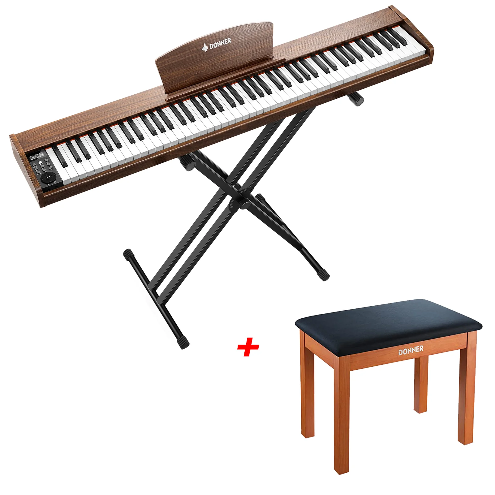 Donner DEP-1S Pianoforte digitale in  semi-pesato - Image 52