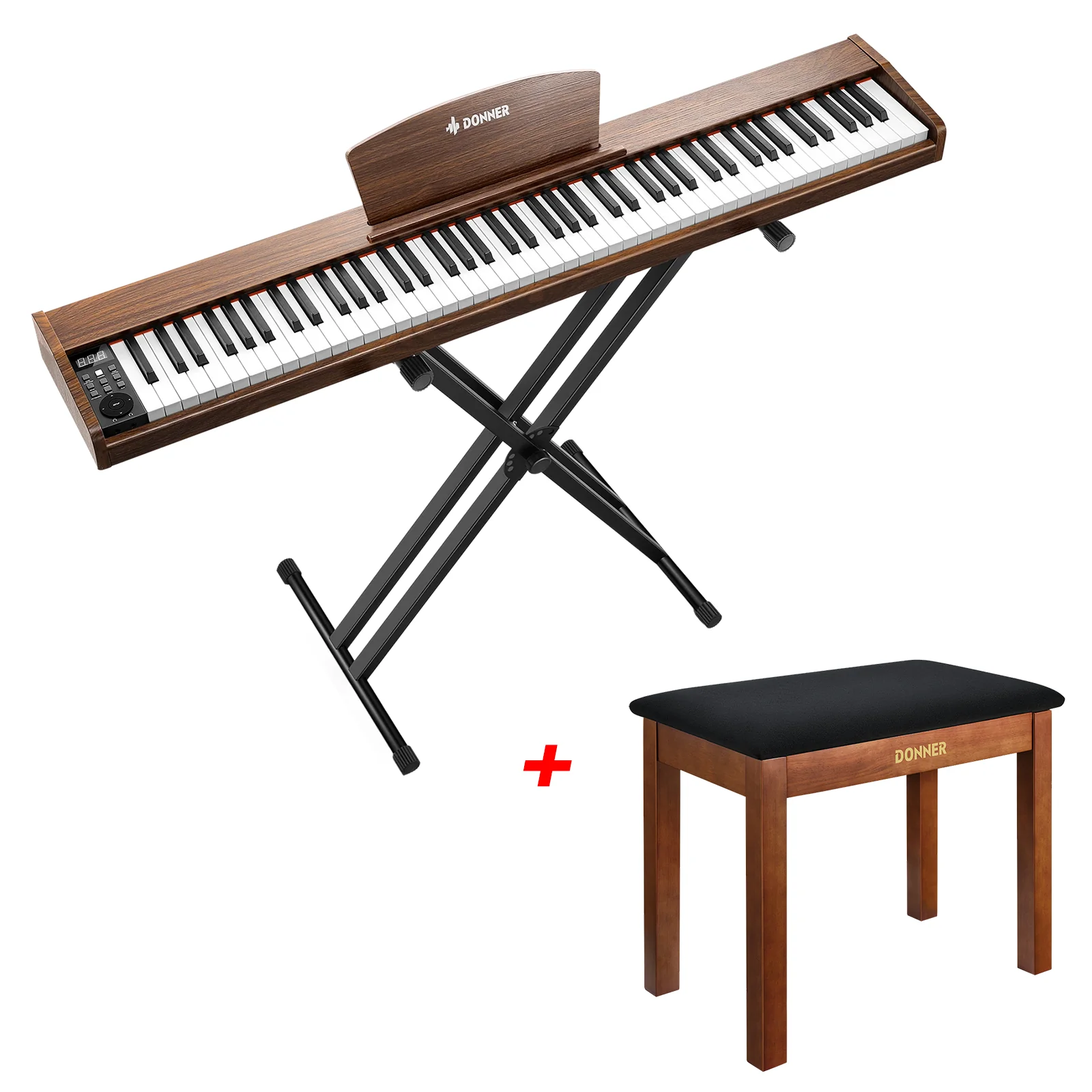 Donner DEP-1S Pianoforte digitale in  semi-pesato - Image 53