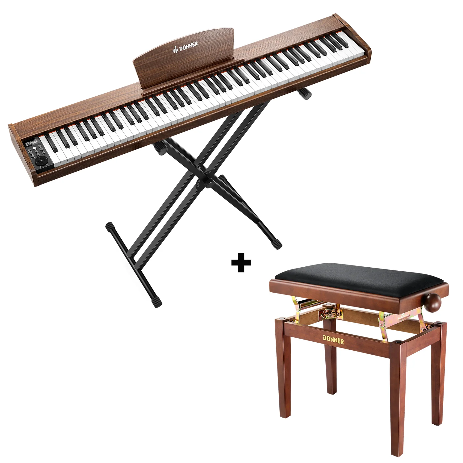 Donner DEP-1S Pianoforte digitale in  semi-pesato - Image 54