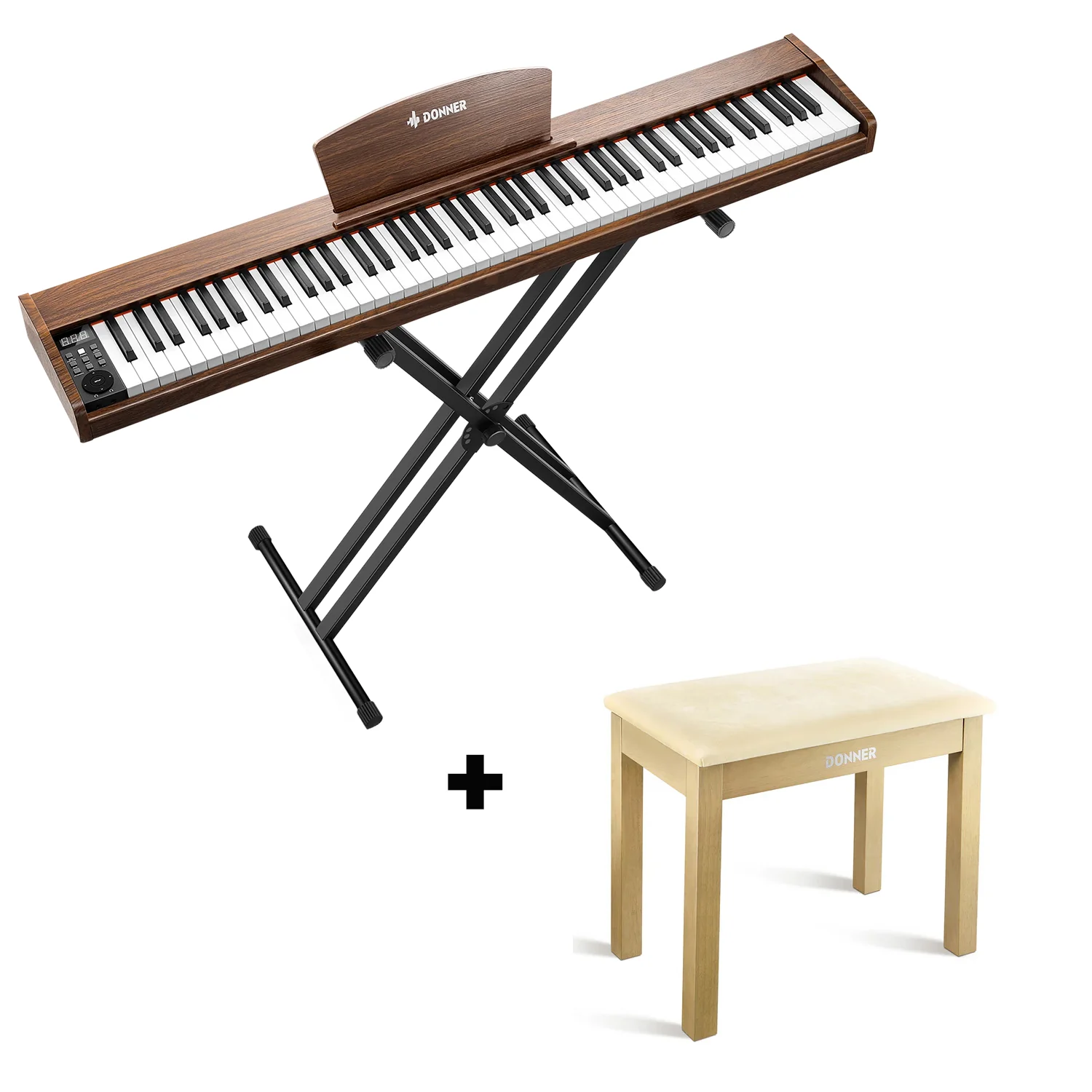 Donner DEP-1S Pianoforte digitale in  semi-pesato - Image 55