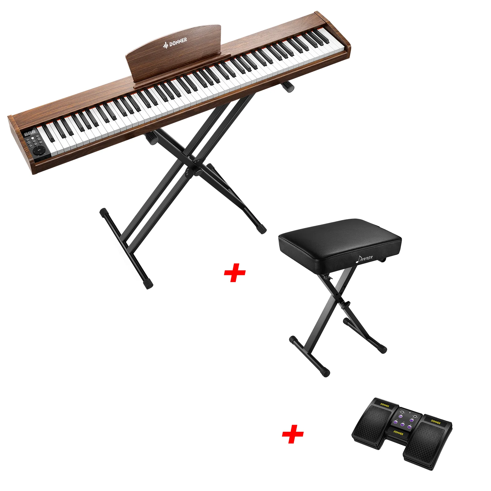 Donner DEP-1S Pianoforte digitale in  semi-pesato - Image 58