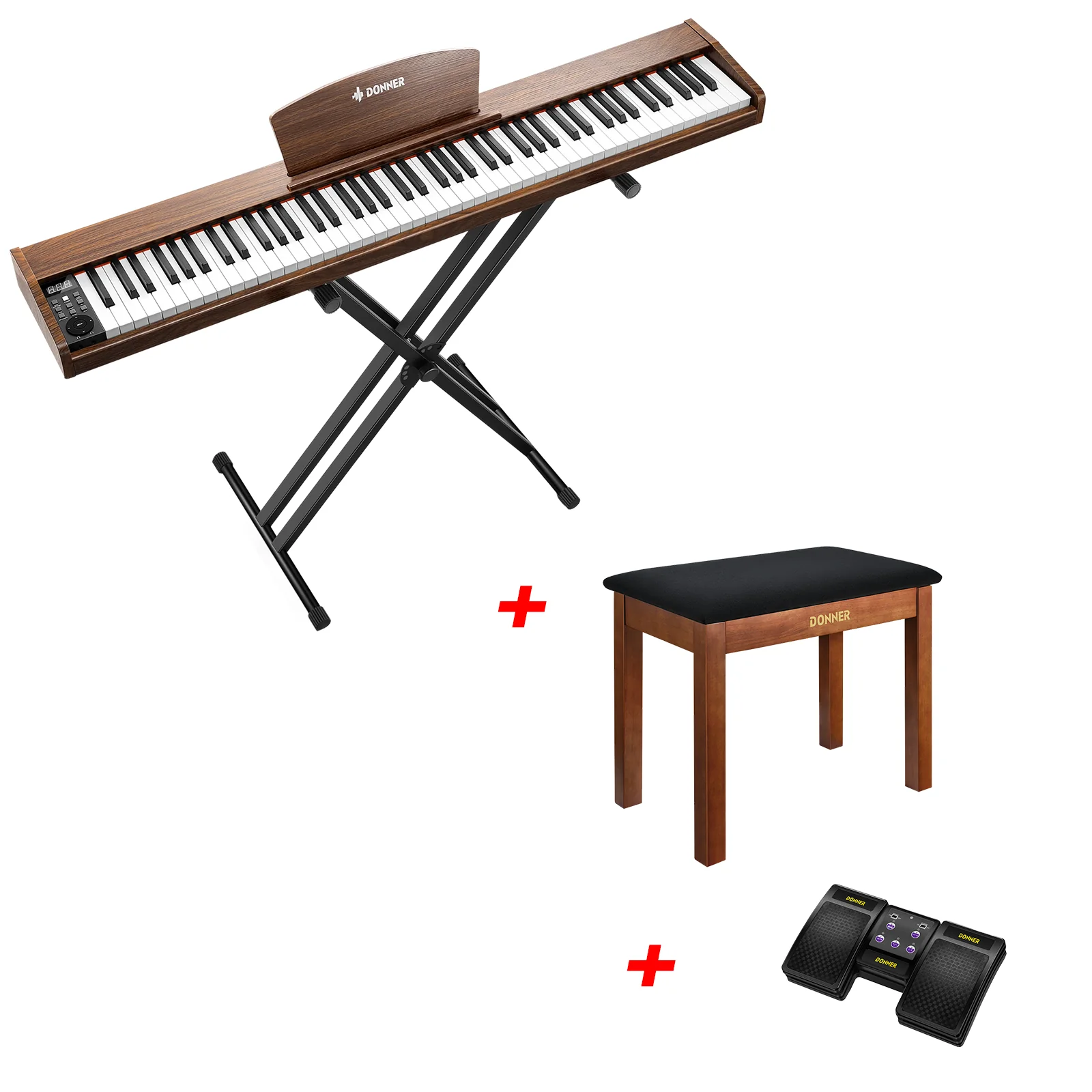 Donner DEP-1S Pianoforte digitale in  semi-pesato - Image 59