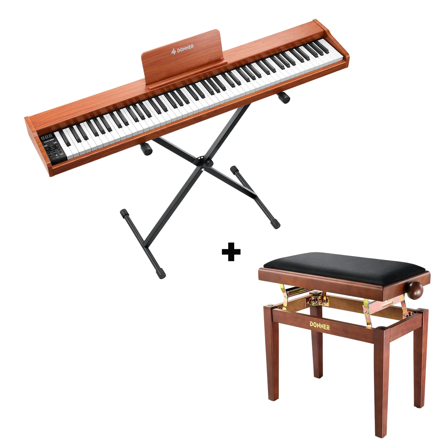 Donner DEP-1S Pianoforte digitale in  semi-pesato - Image 6