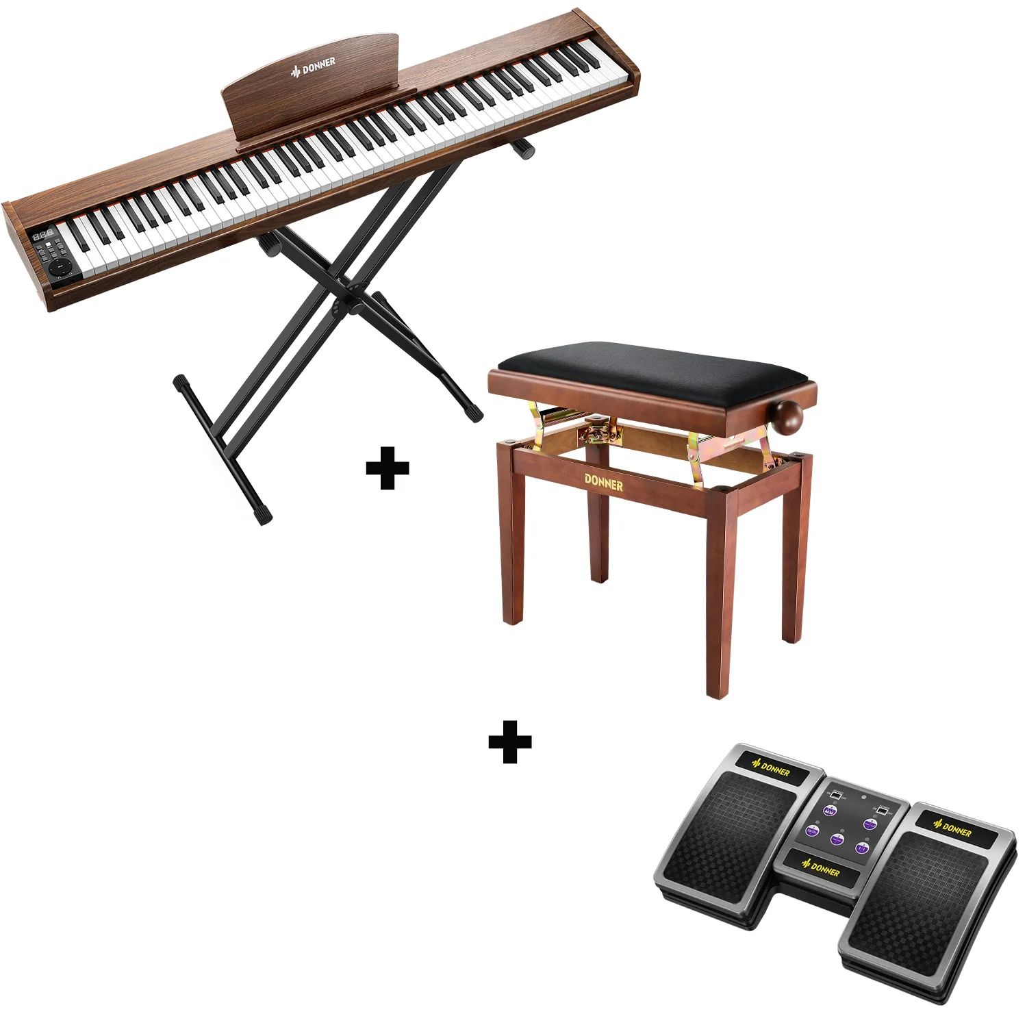 Donner DEP-1S Pianoforte digitale in  semi-pesato - Image 60
