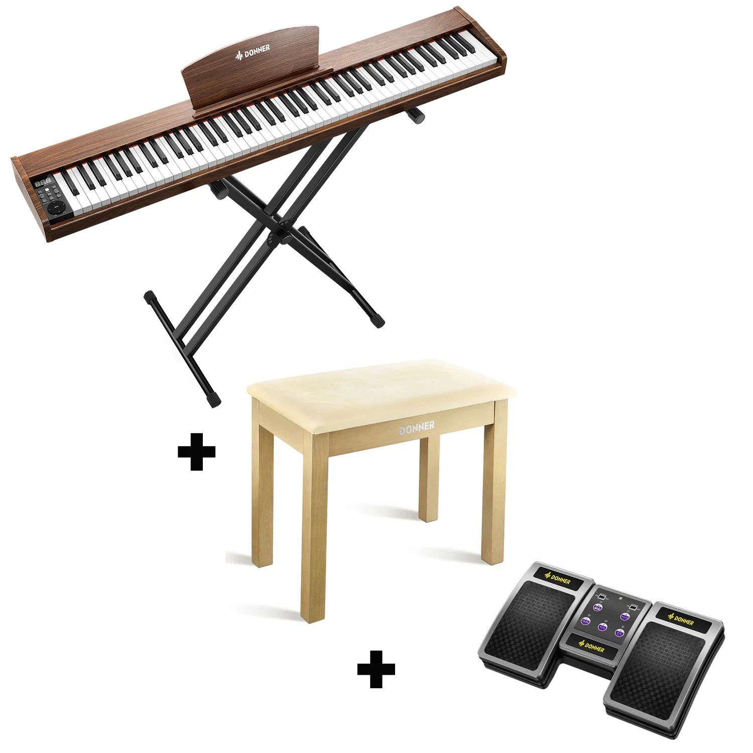 Donner DEP-1S Pianoforte digitale in  semi-pesato - Image 61