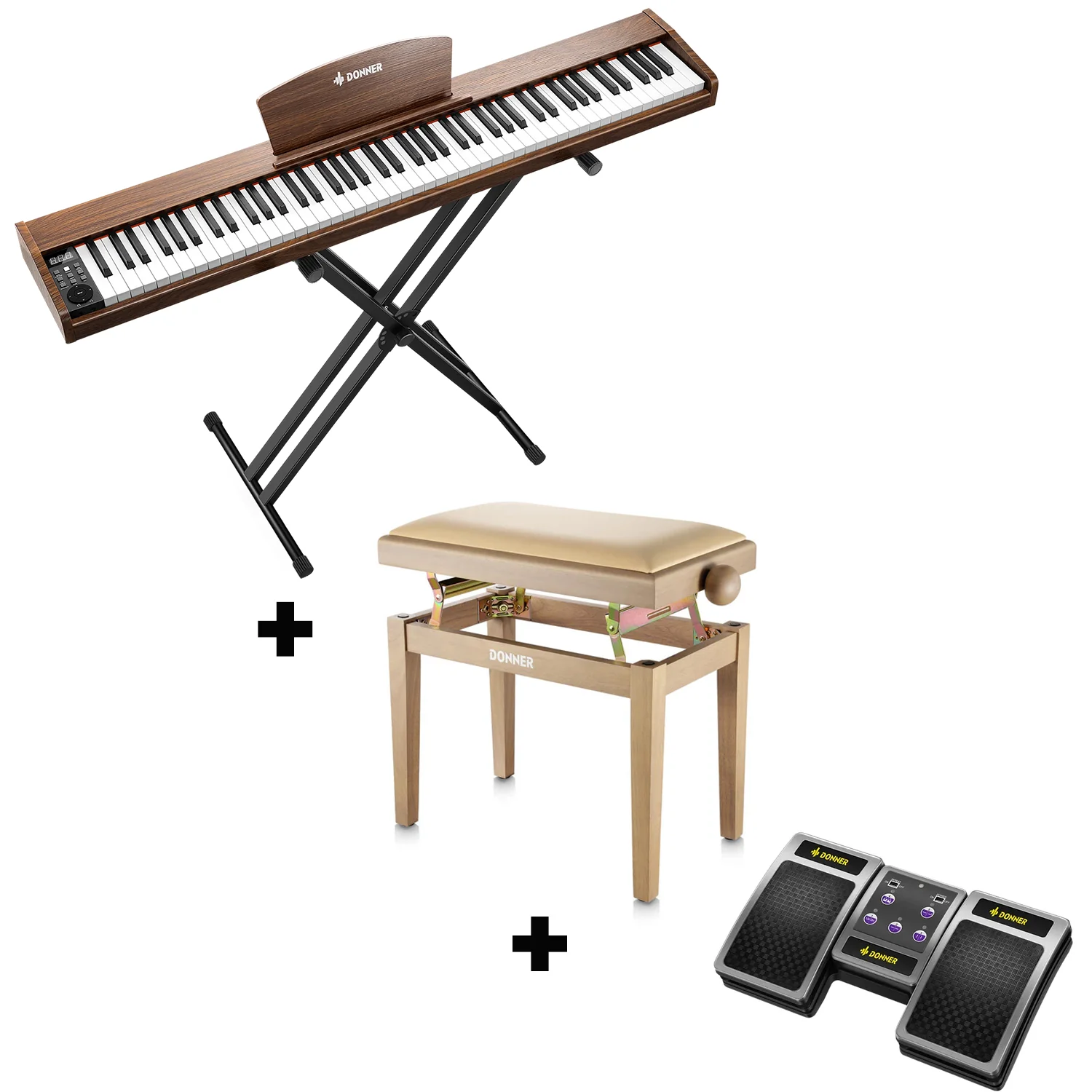 Donner DEP-1S Pianoforte digitale in  semi-pesato - Image 62