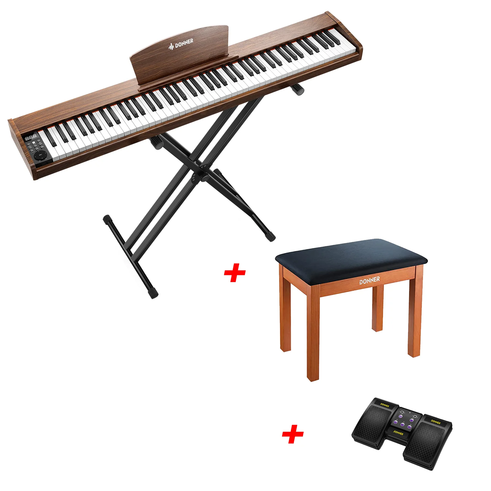 Donner DEP-1S Pianoforte digitale in  semi-pesato - Image 63