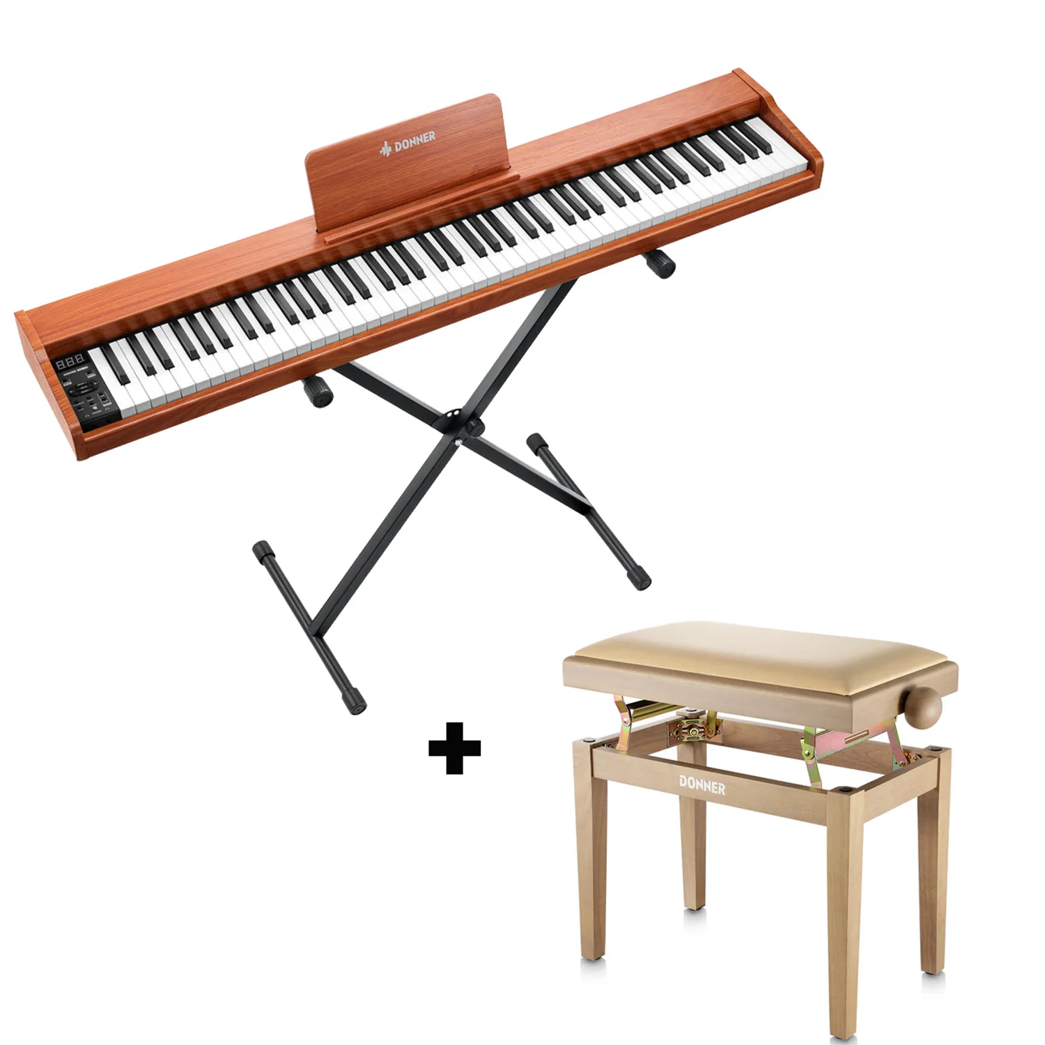 Donner DEP-1S Pianoforte digitale in  semi-pesato - Image 9
