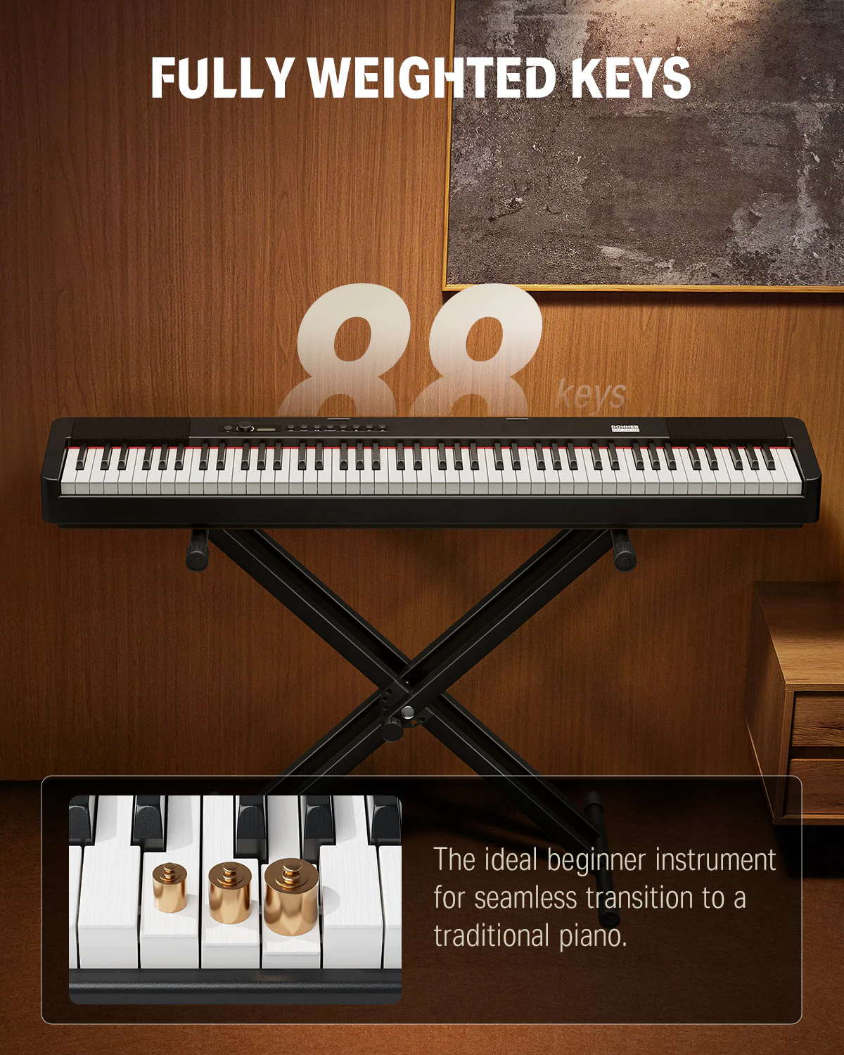DONNER DEP-20 LITE Pianoforte digitale per principianti - Image 3