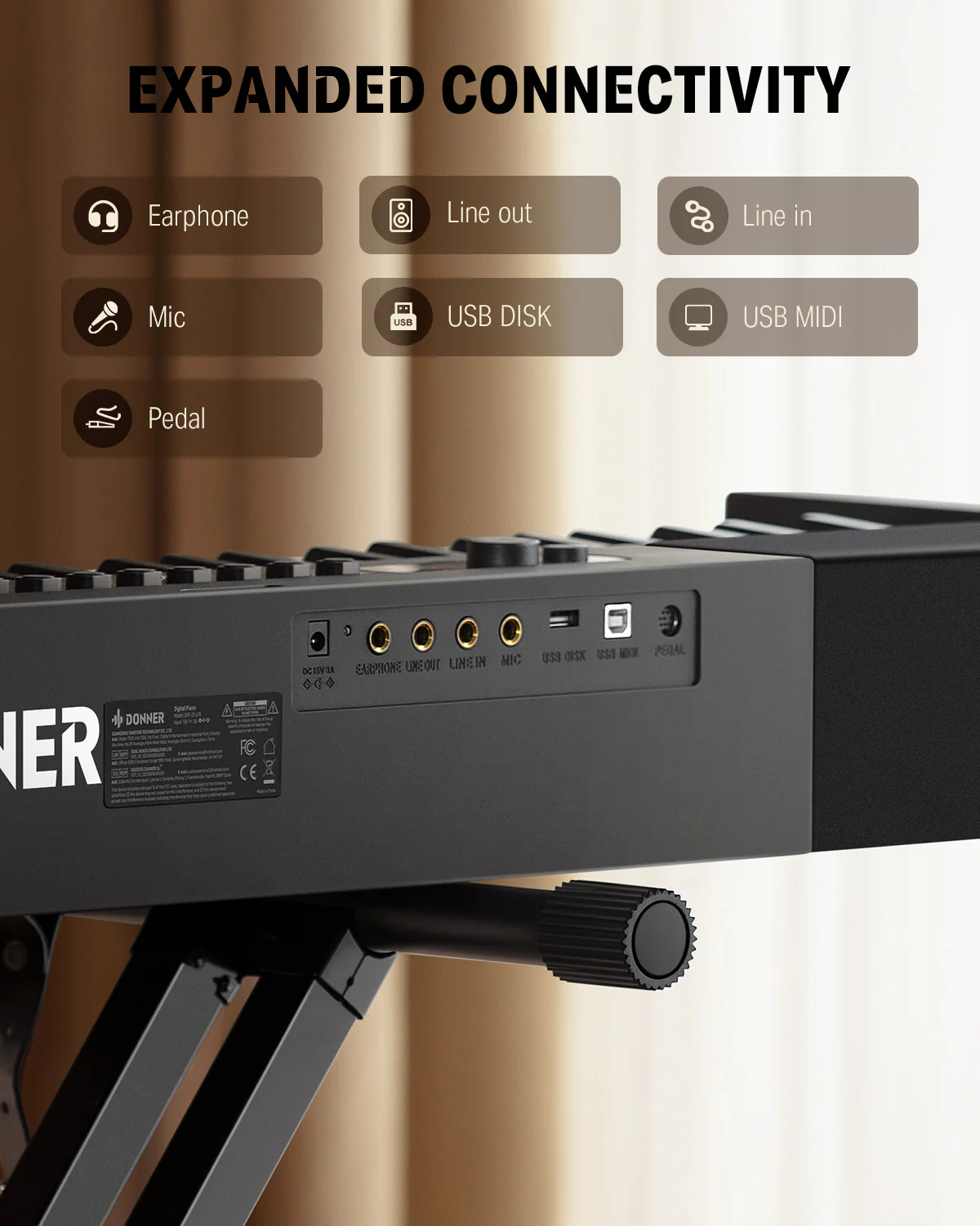 DONNER DEP-20 LITE Pianoforte digitale per principianti - Image 4