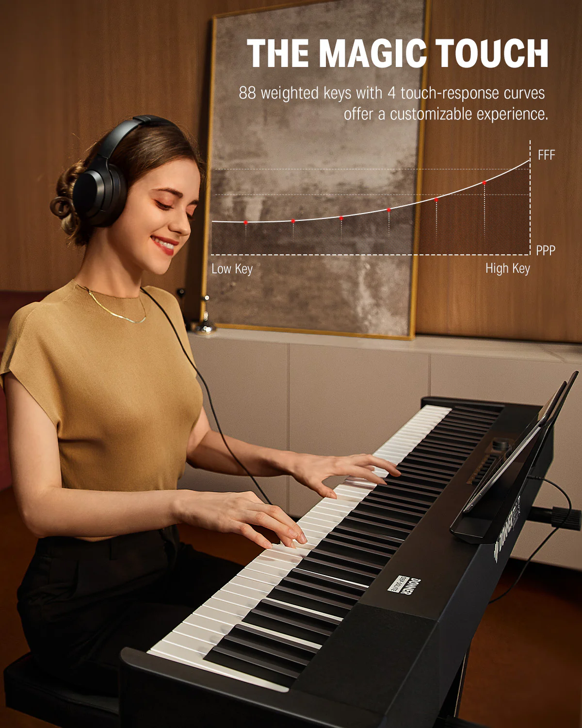 DONNER DEP-20 LITE Pianoforte digitale per principianti - Image 8