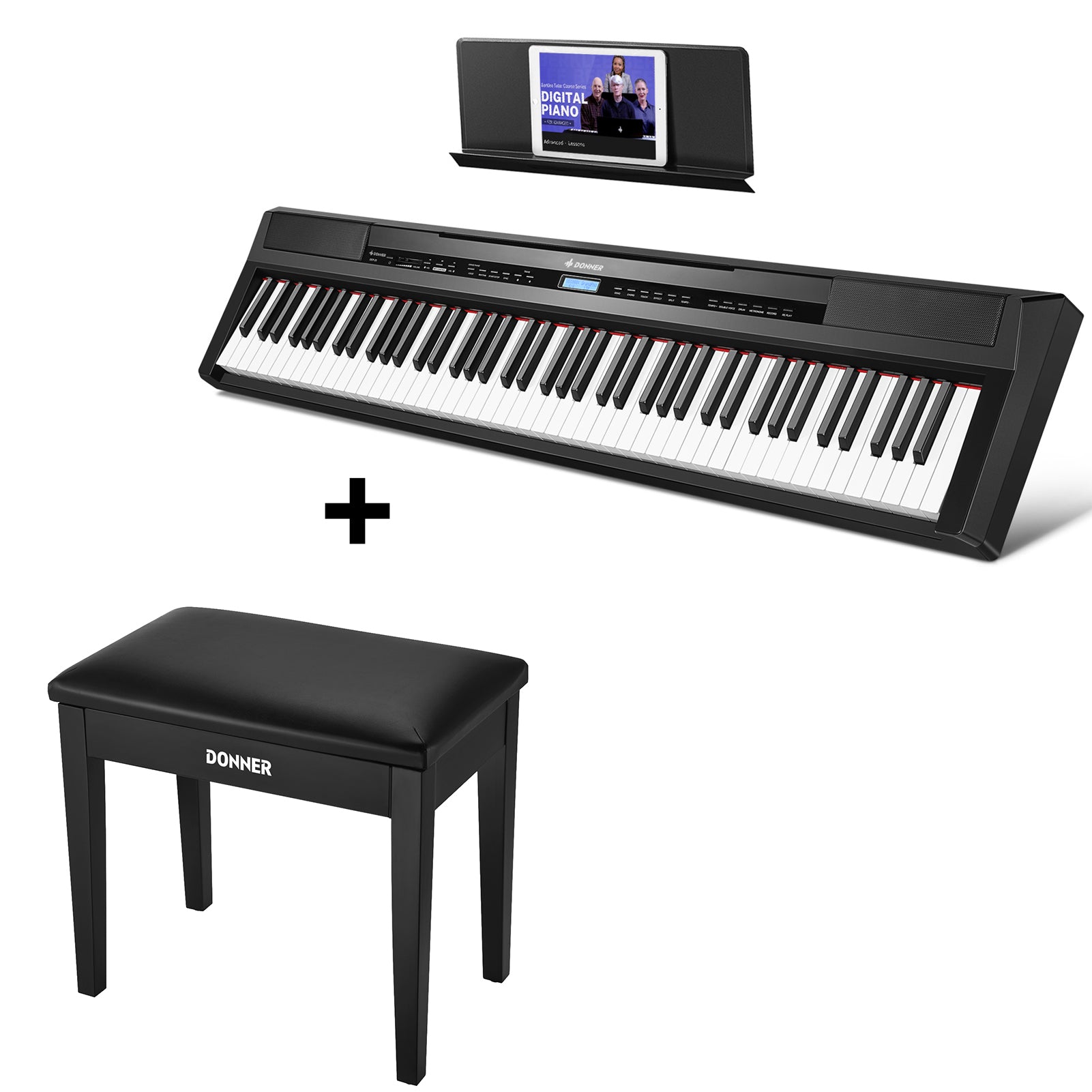 Donner DEP-20 Pianoforte digitale pesato - Image 3
