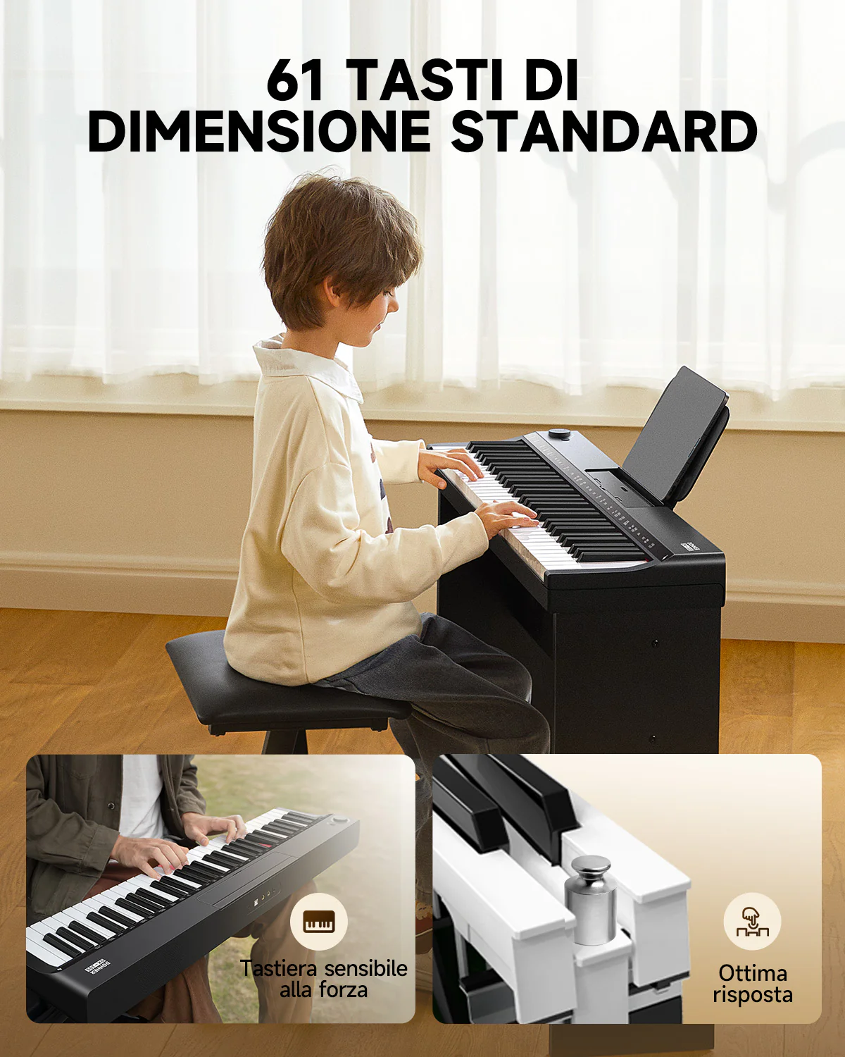 Donner DK-10S Tastiera Elettronica a 61 Tasti - Image 5