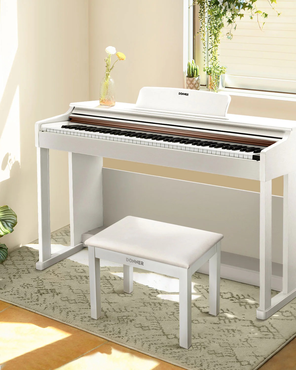 Donner DKB-10 Panca per pianoforte spaziosa - Image 12