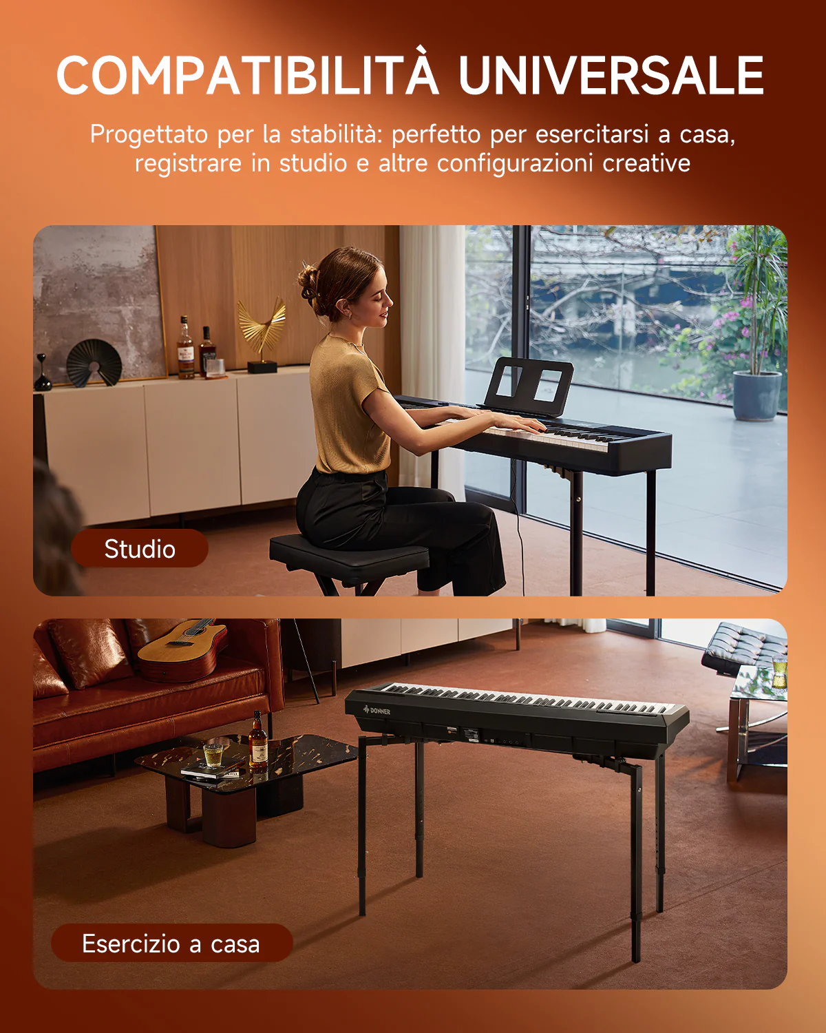 Donner DKS-200 Supporto per tastiera a forma Z ad alte prestazioni - Image 7