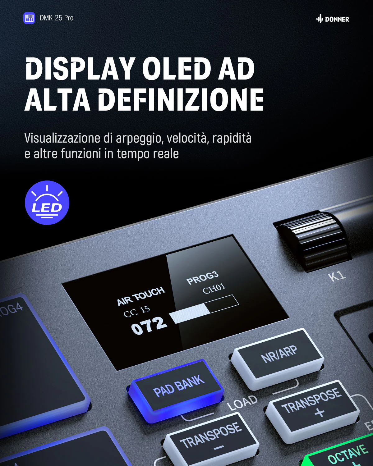 Donner DMK-25 Pro Controller MIDI - Image 5