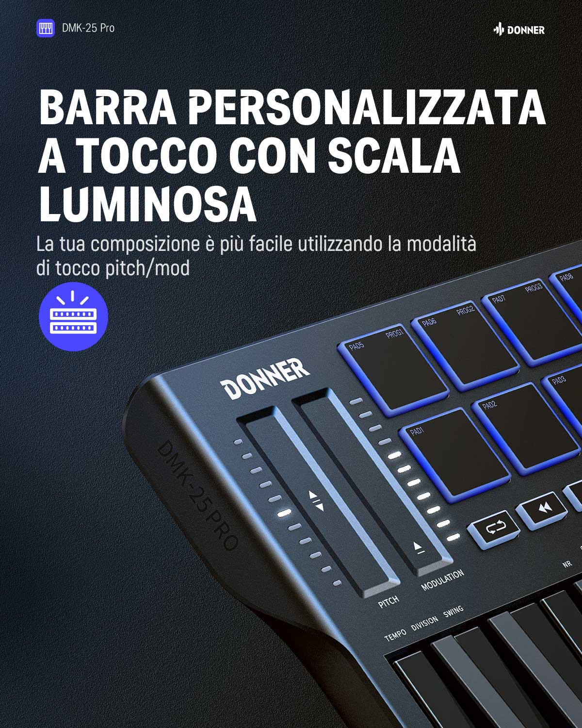 Donner DMK-25 Pro Controller MIDI - Image 6