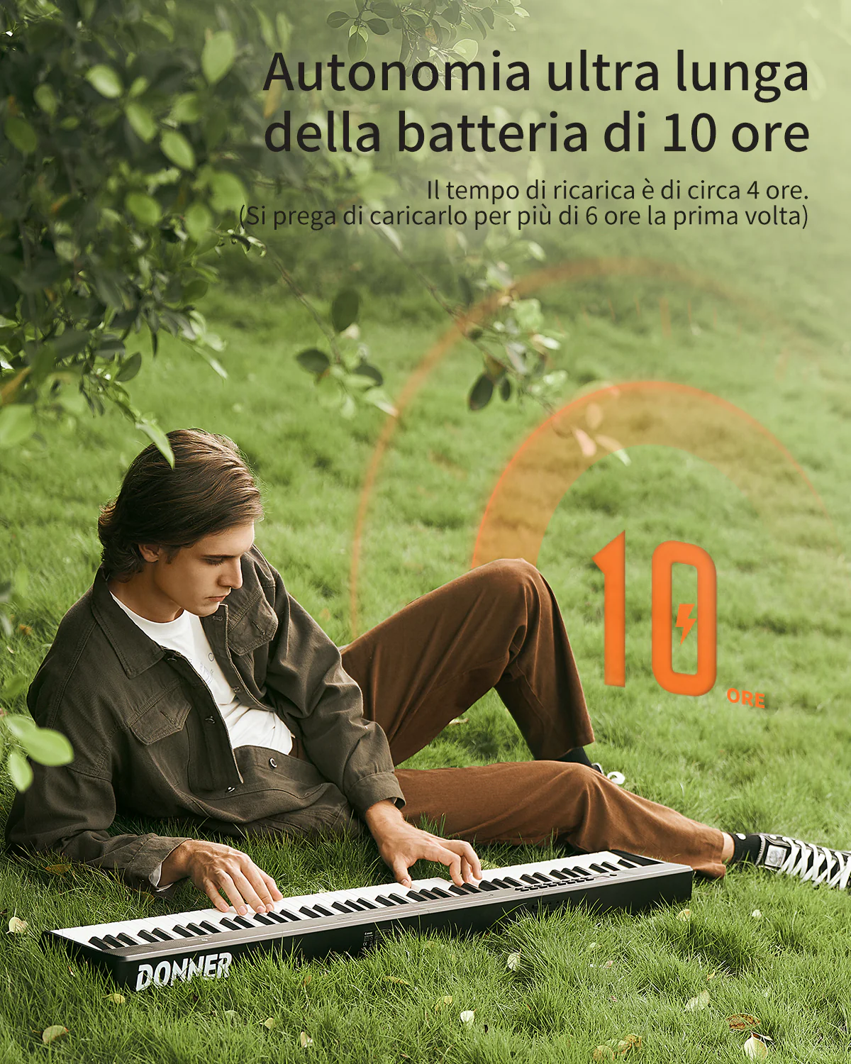 Donner DP-10 Pianoforte digitale portatile e pieghevole - Image 11