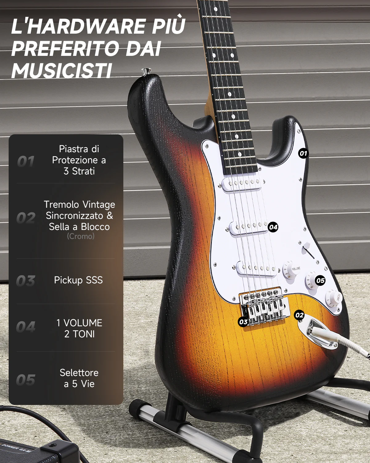 Donner DST-80 Chitarra elettrica - Image 10