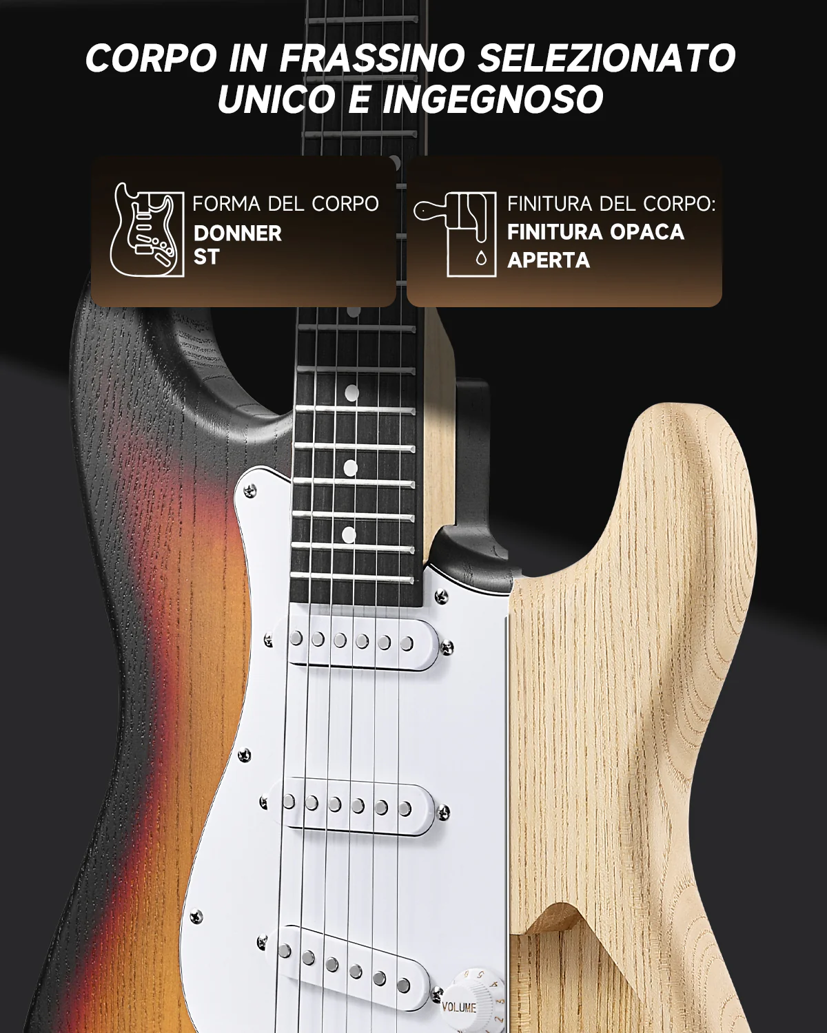 Donner DST-80 Chitarra elettrica - Image 5