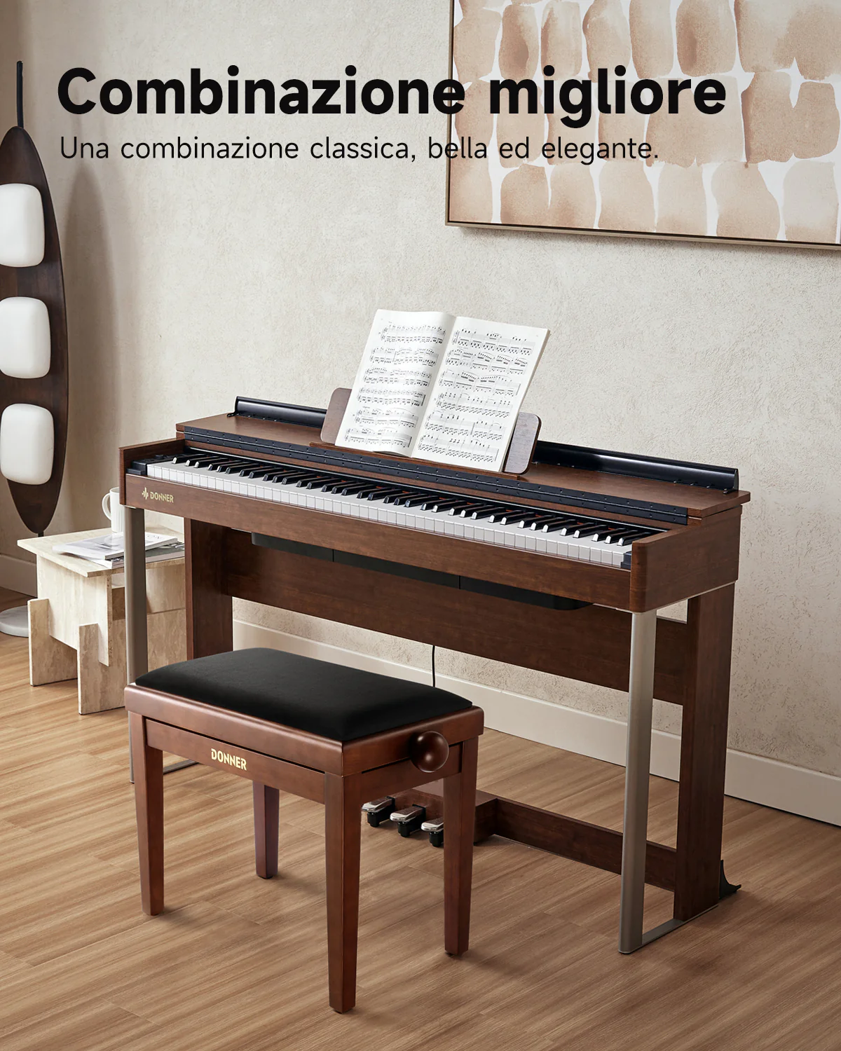 Donner Panca per pianoforte regolabile in altezza - Image 7