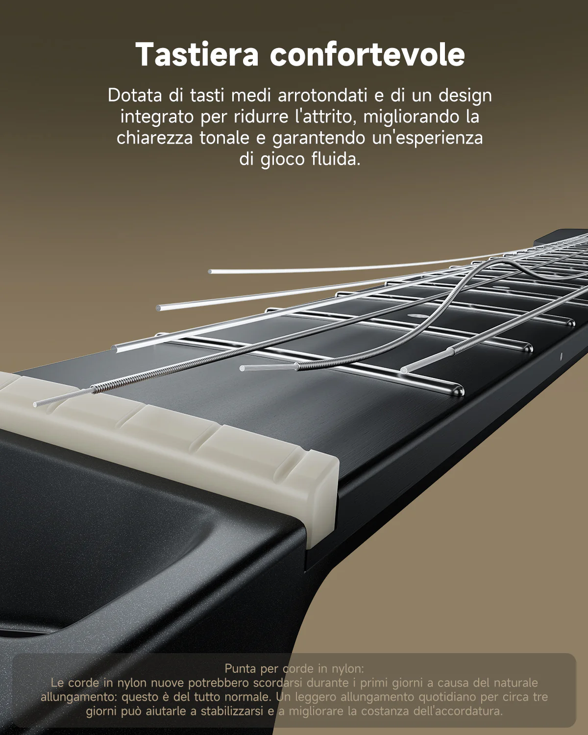 Donner HUSH C Chitarra classica con corde di nylon da viaggio - Image 20