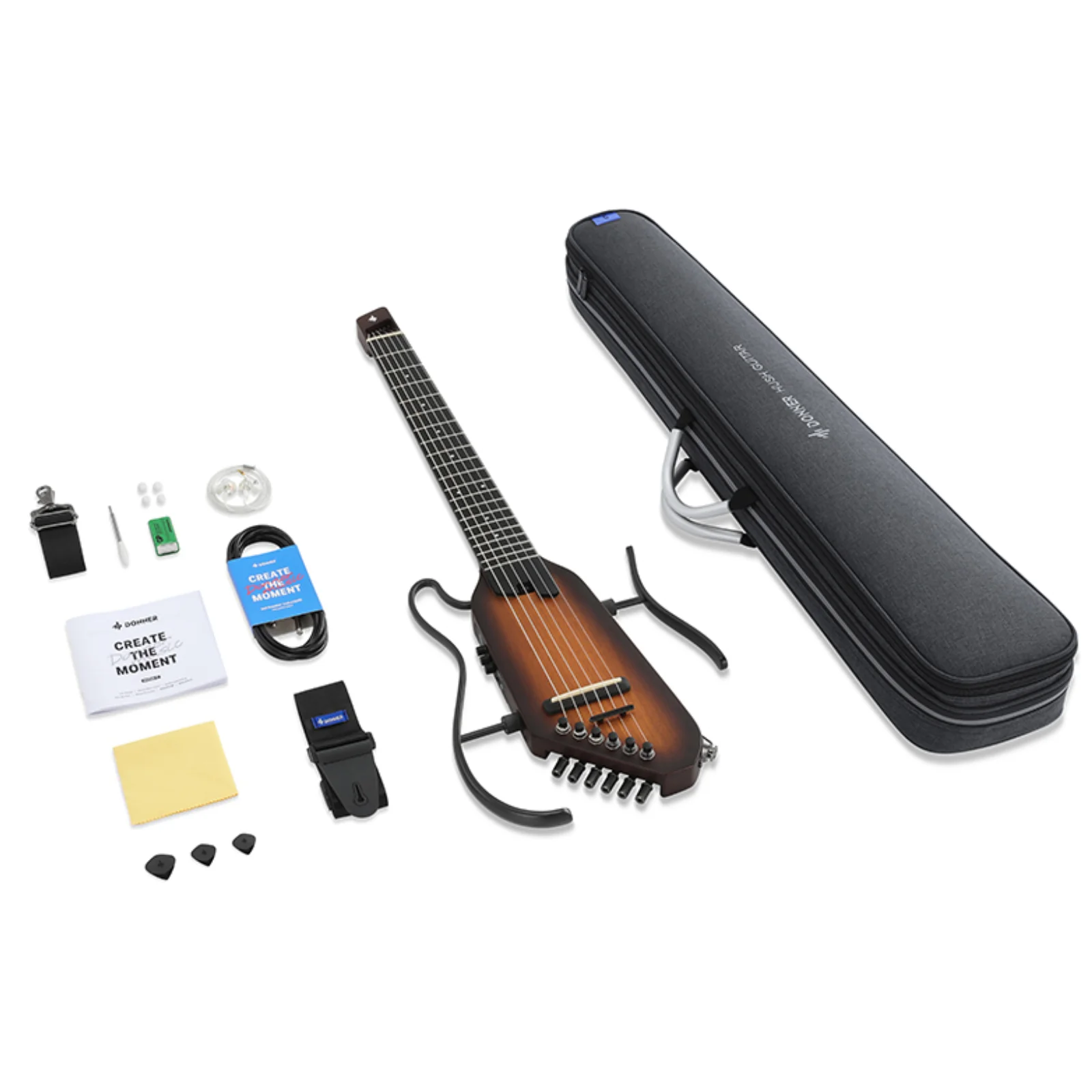 Donner HUSH C Chitarra classica con corde di nylon da viaggio - Image 27