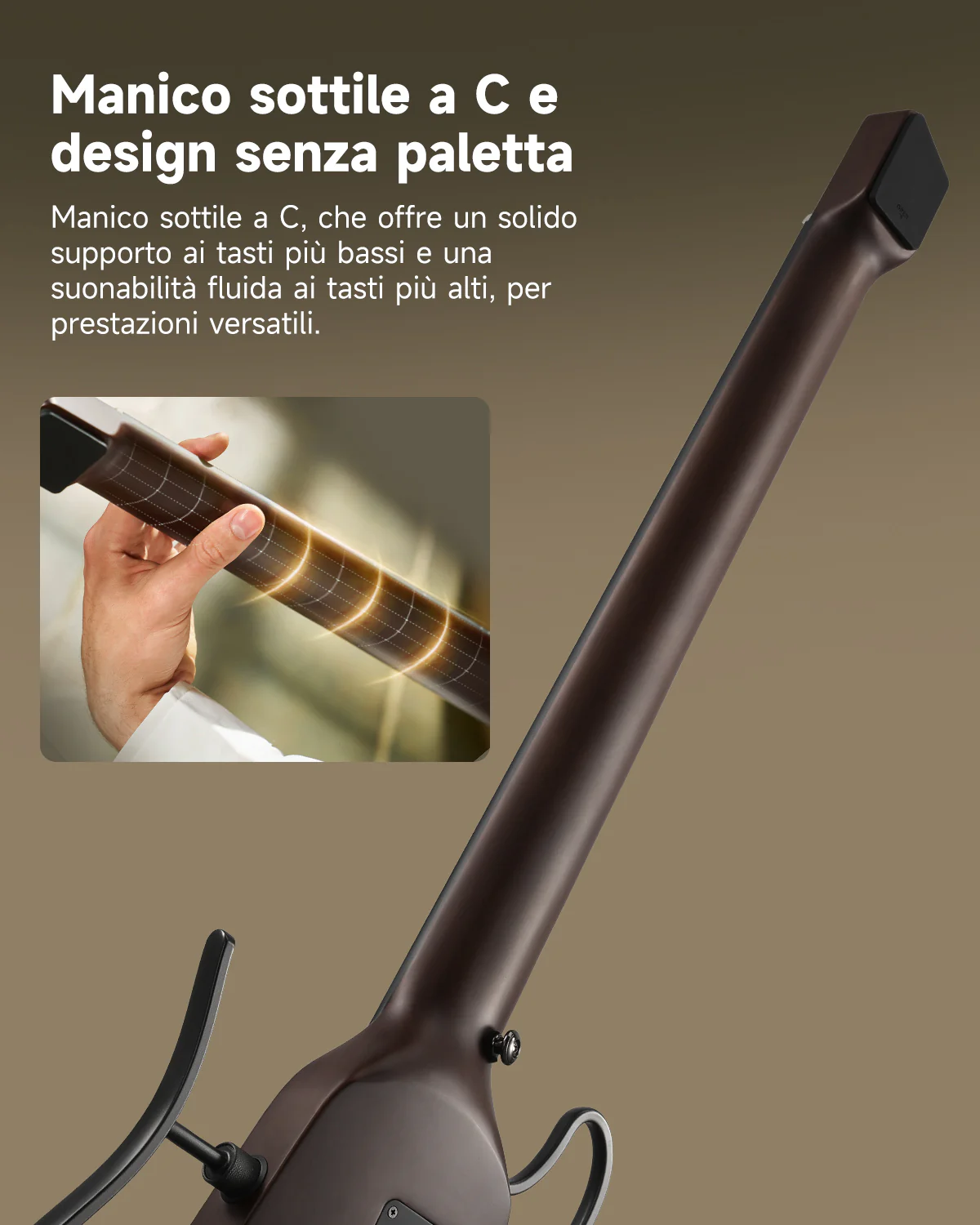 Donner HUSH C Chitarra classica con corde di nylon da viaggio - Image 7