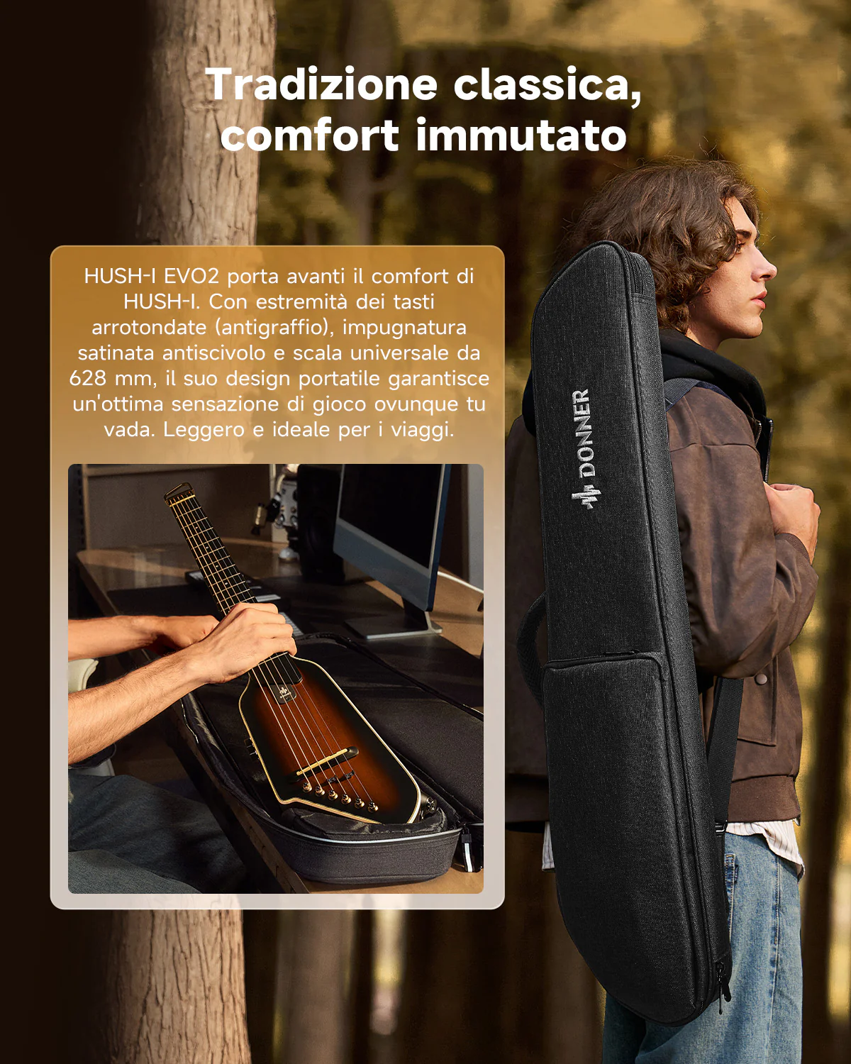 Donner HUSH I Evo2 Chitarra - Image 11