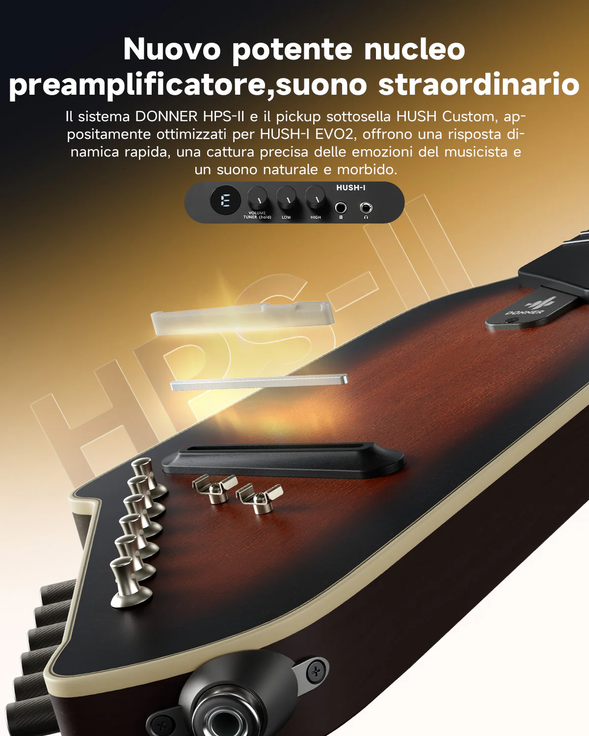 Donner HUSH I Evo2 Chitarra - Image 14