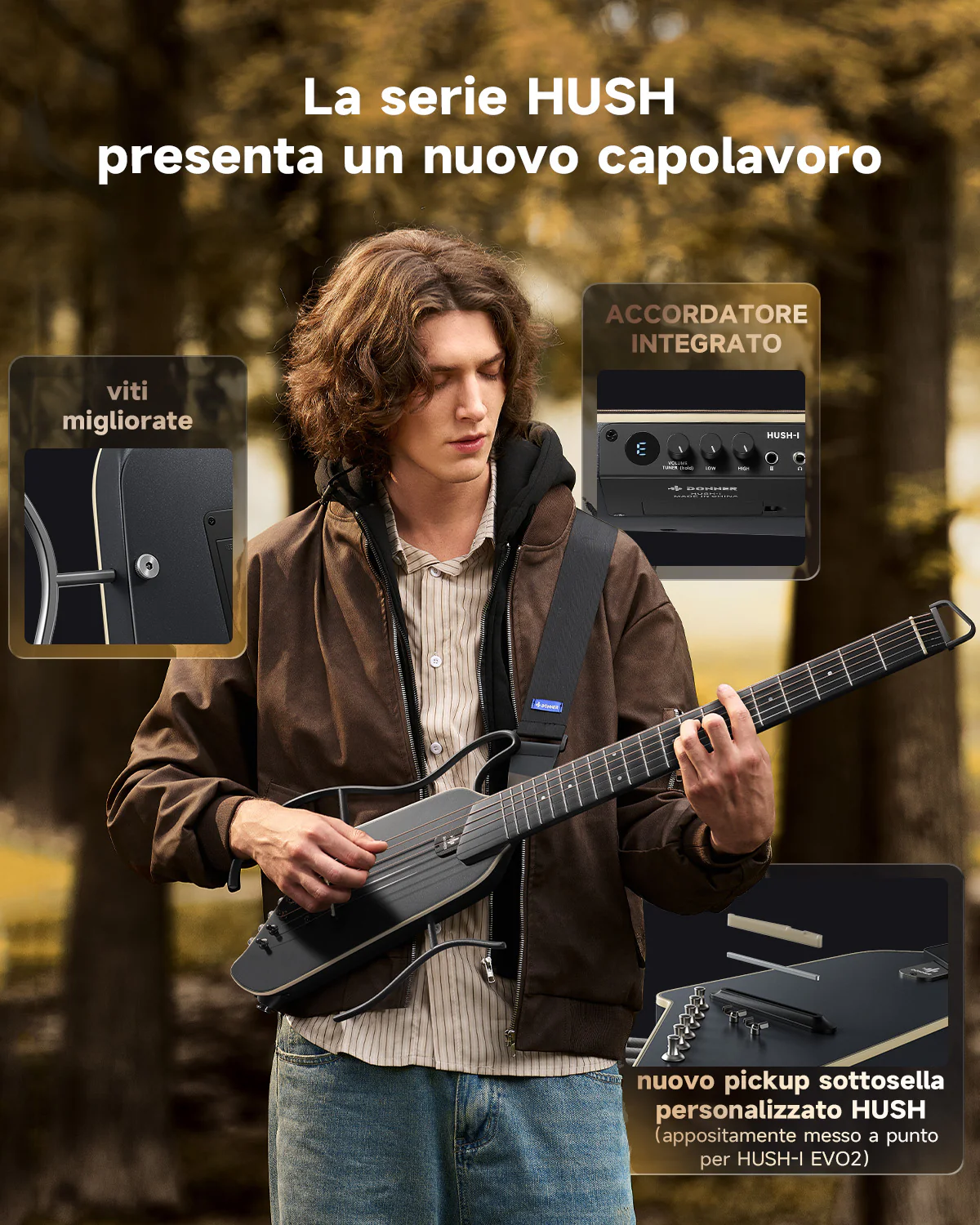 Donner HUSH I Evo2 Chitarra - Image 17