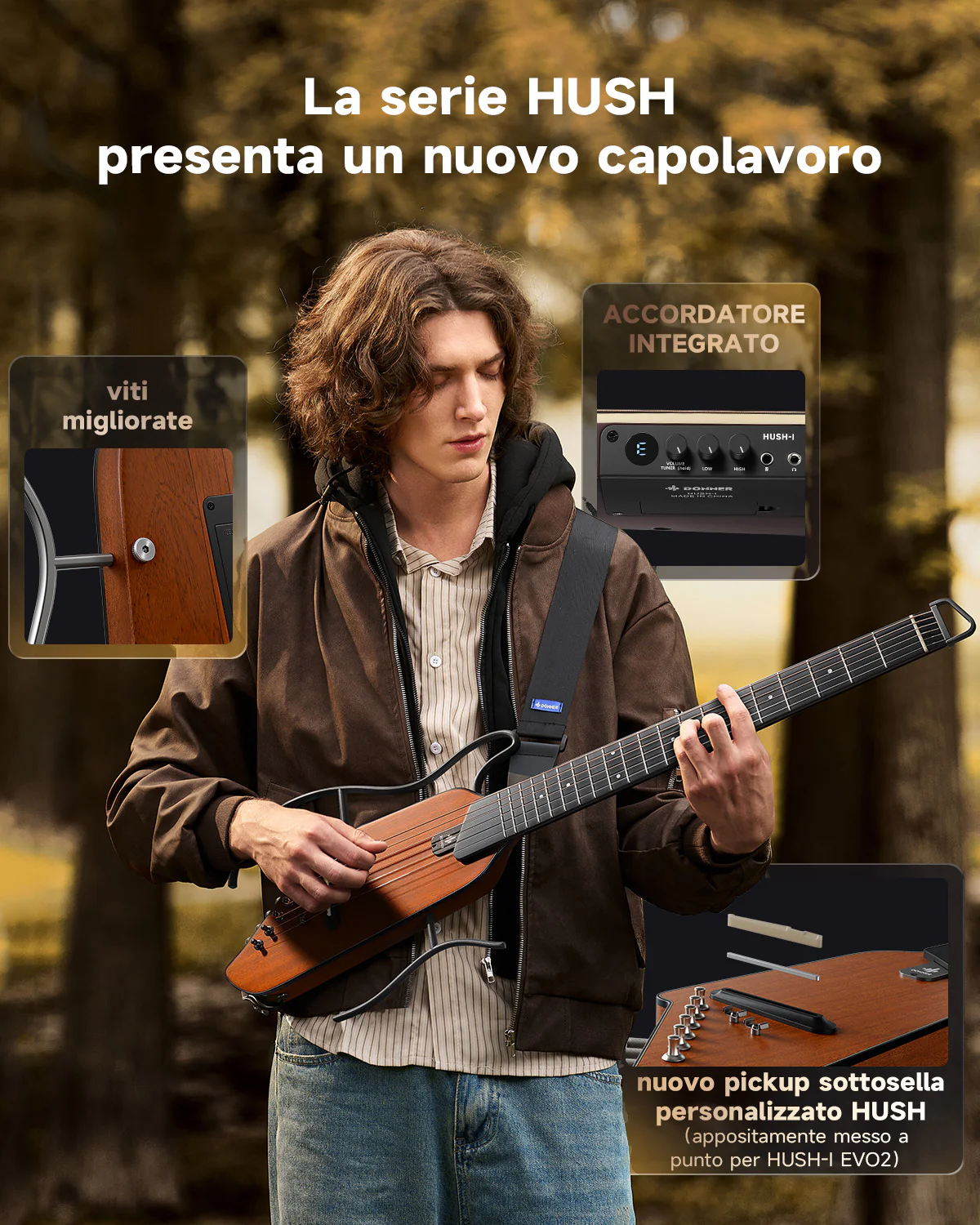 Donner HUSH I Evo2 Chitarra - Image 25