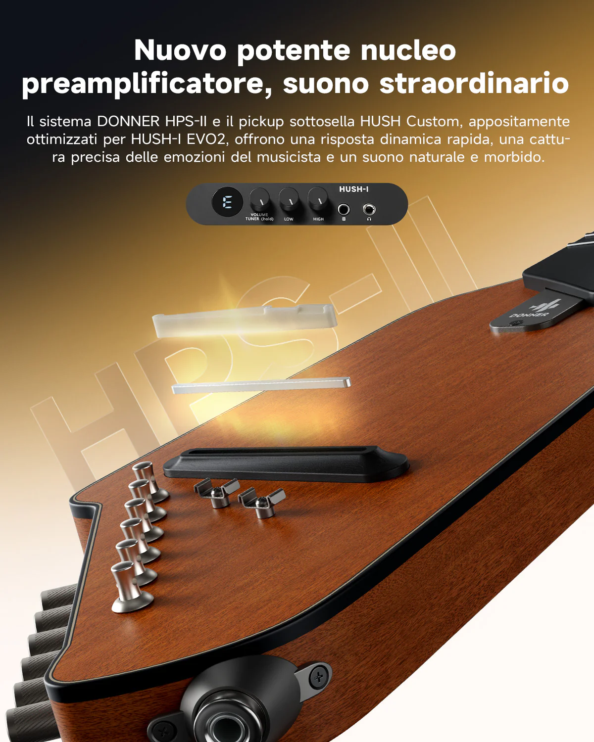 Donner HUSH I Evo2 Chitarra - Image 27