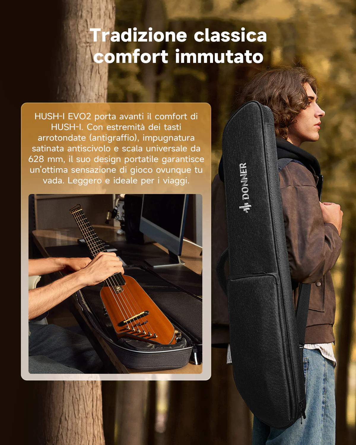 Donner HUSH I Evo2 Chitarra - Image 31