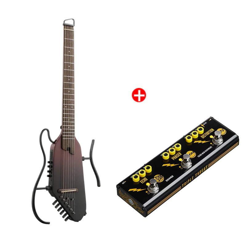 Donner HUSH I PRO Chitarra da viaggio - Image 55