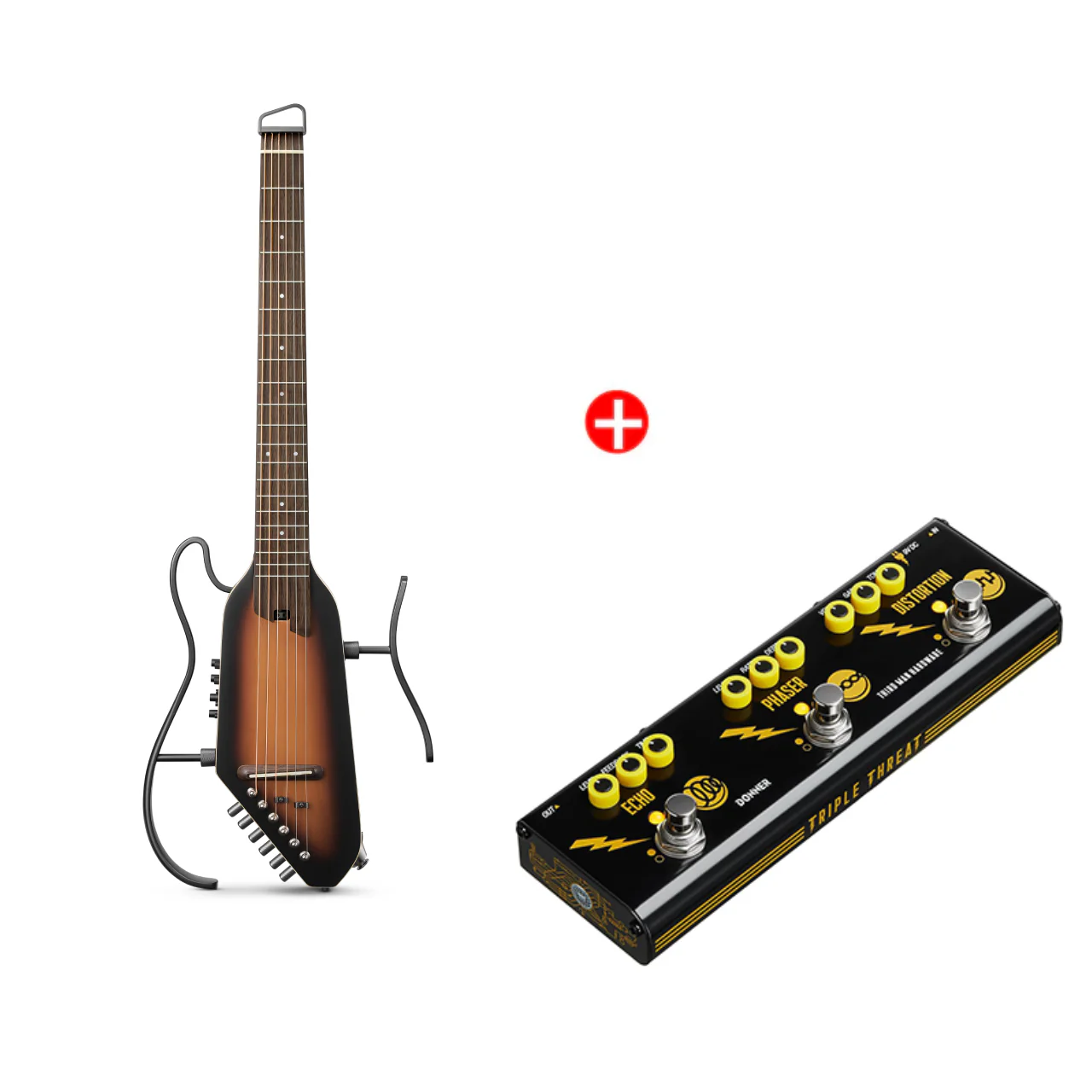 Donner HUSH I PRO Chitarra da viaggio - Image 8