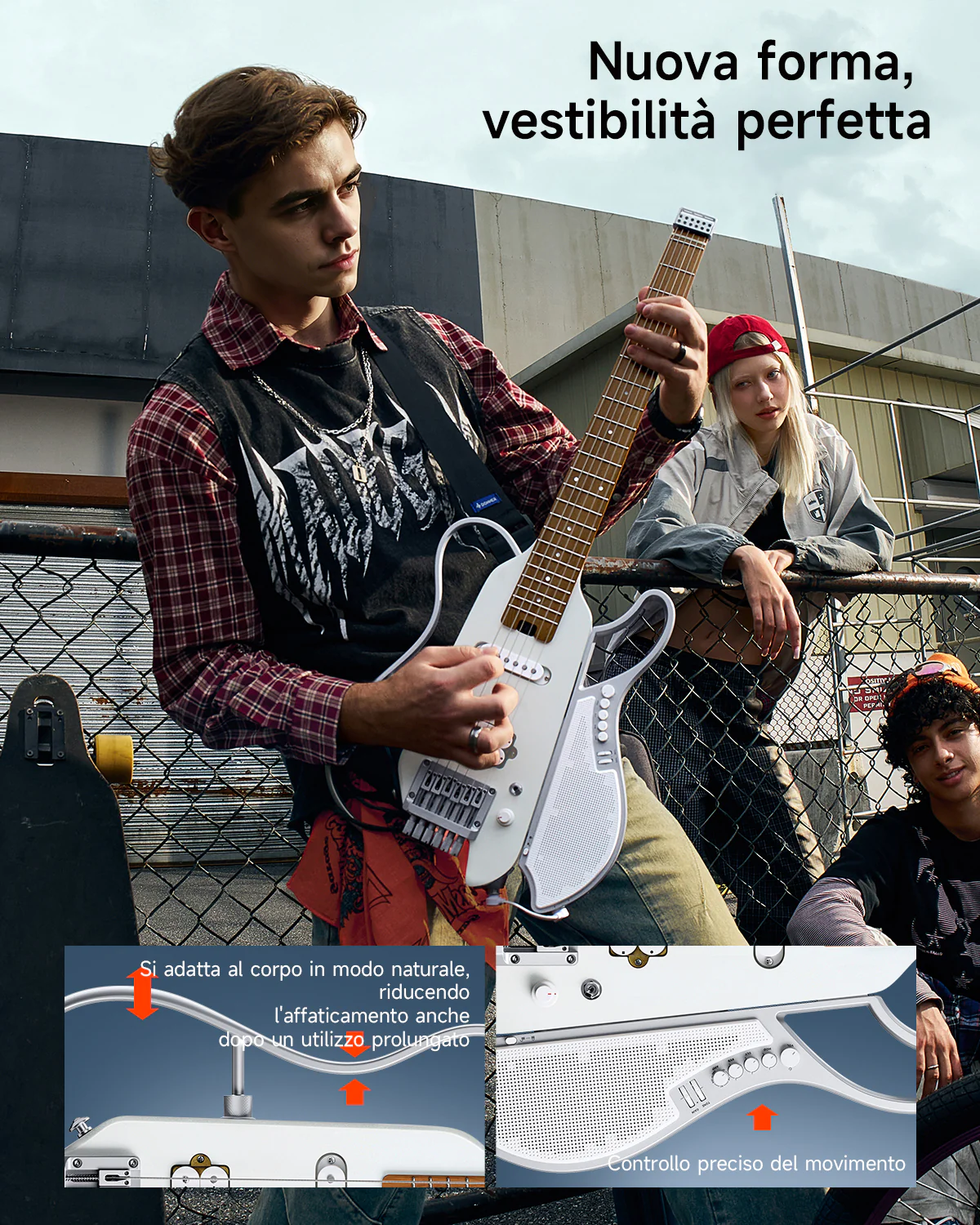 Donner HUSH X LIVE Chitarra da viaggio  (disponibile anche in edizione MIYAVI) - Image 16