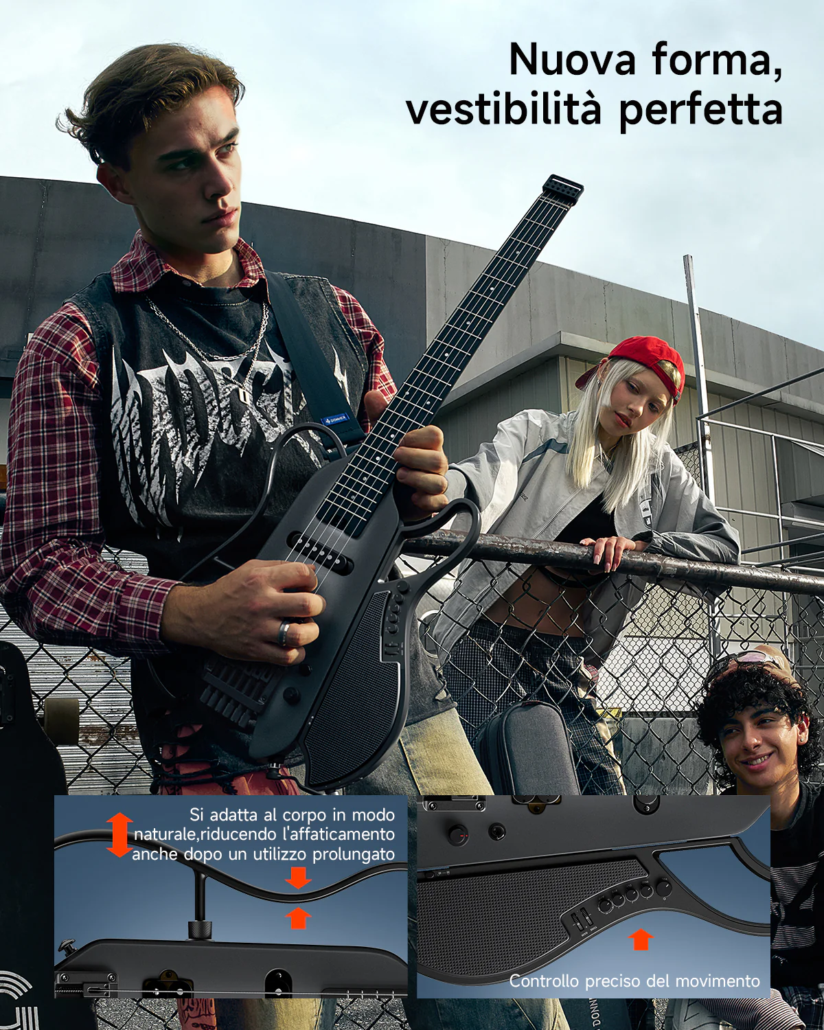 Donner HUSH X LIVE Chitarra da viaggio  (disponibile anche in edizione MIYAVI) - Image 25