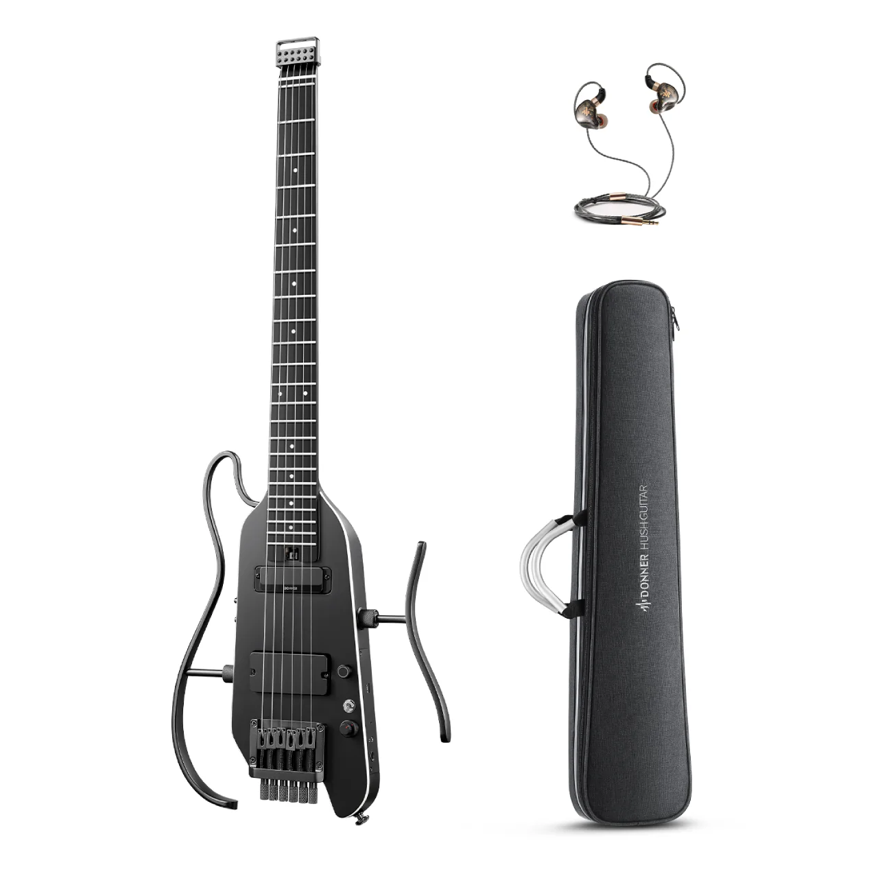 Donner HUSH X PRO Chitarra da viaggio versatile - Image 21