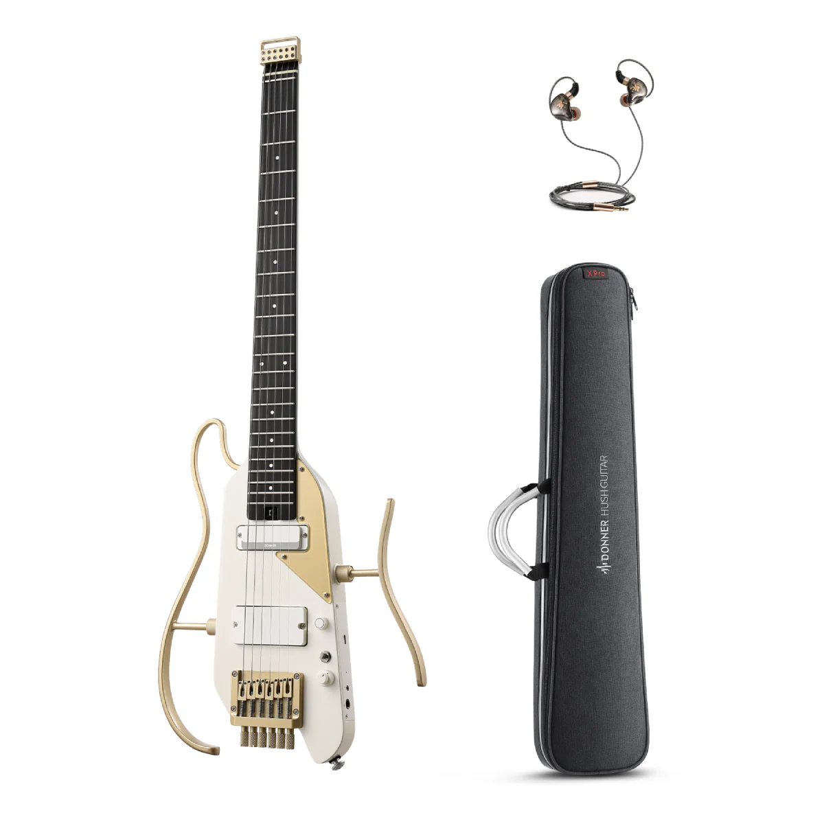 Donner HUSH X PRO Chitarra da viaggio versatile - Image 47