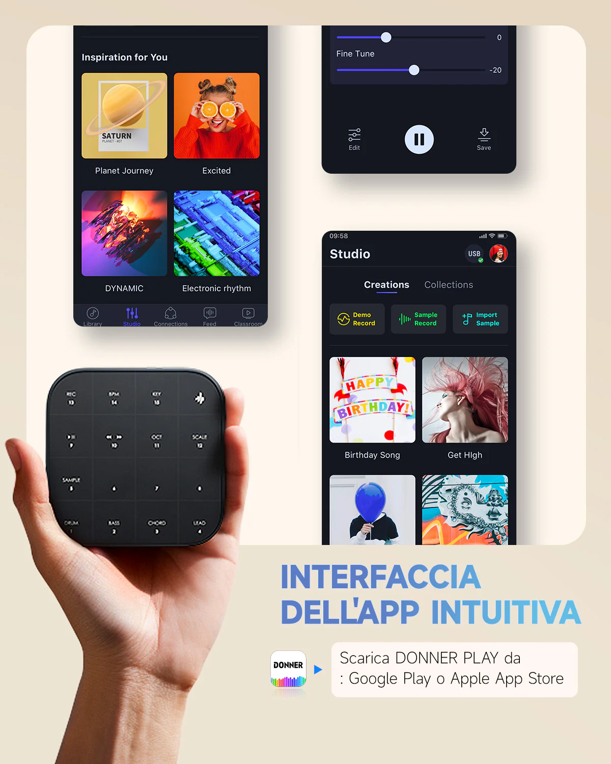 Donner MEDO Strumento musicale multifunzionale portatile - Image 6