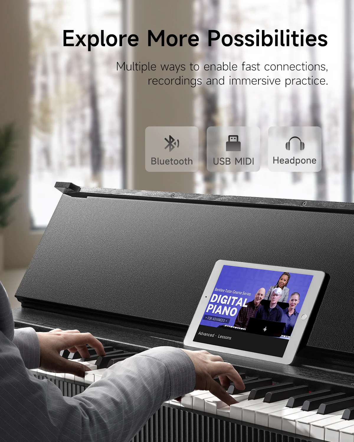 Donner OURA™ S300 Pianoforte digitalein stile casalingo - Image 7