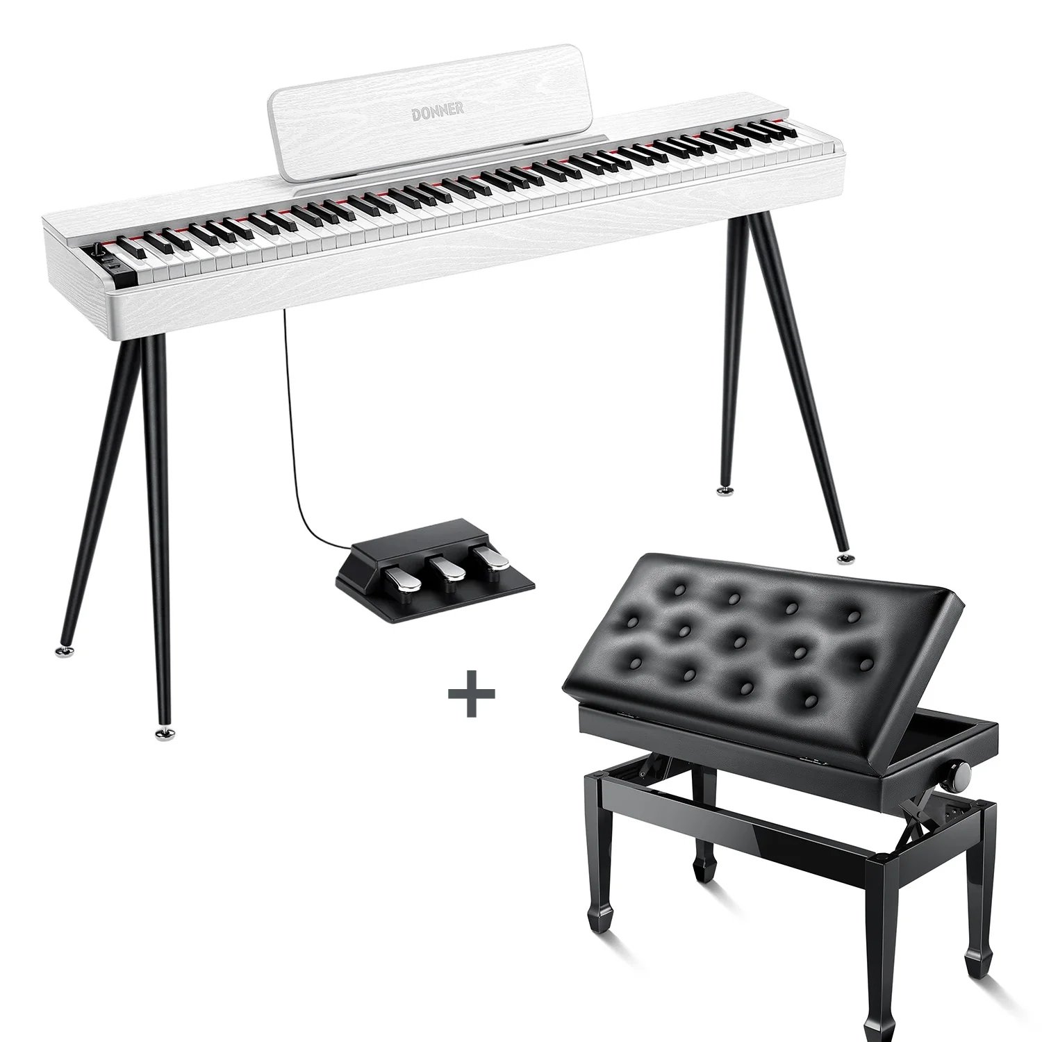 Donner OURA™ S100 Pianoforte digitalein stile casalingo - Image 9