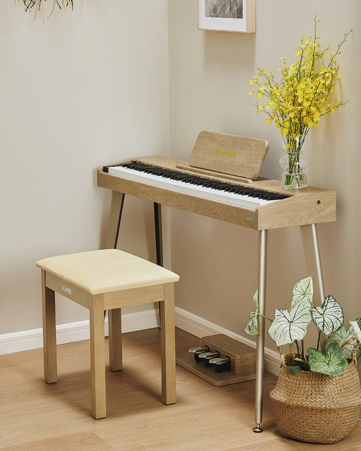 Donner DKB-10 Panca per pianoforte spaziosa - Image 4