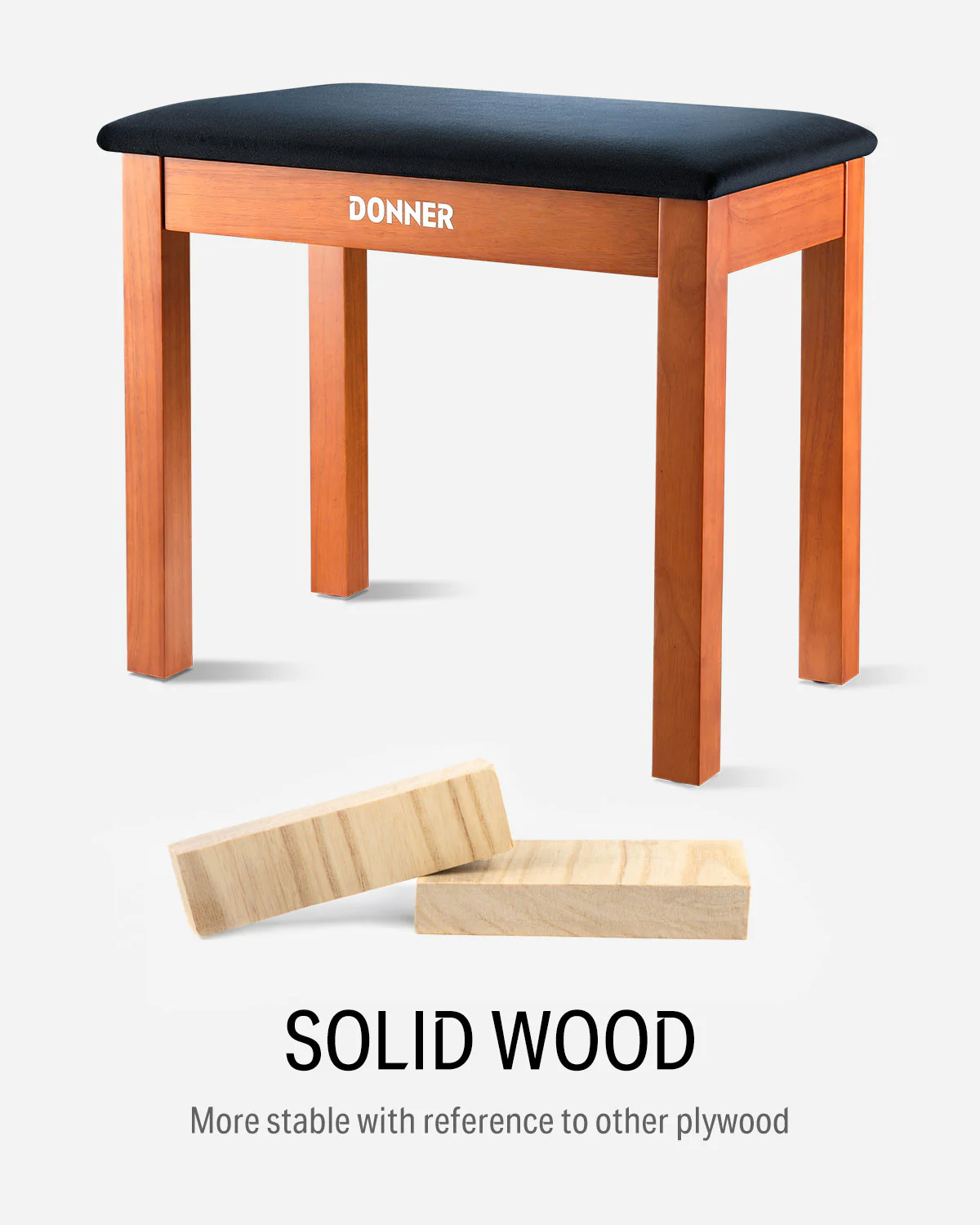 Donner DKB-10 Panca per pianoforte spaziosa - Image 6